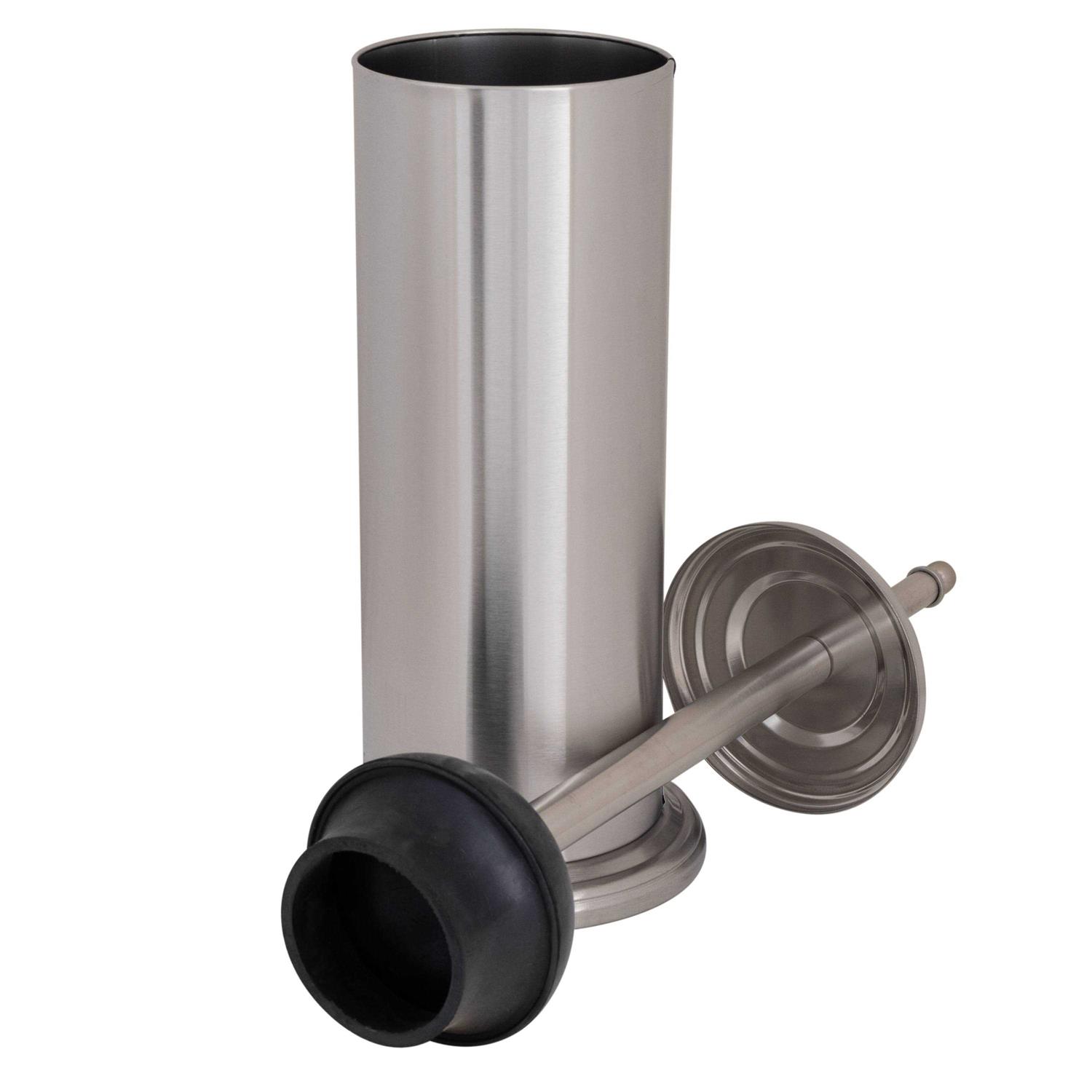 Bath Bliss Toilet Plunger in Stainless Steel - Image 3