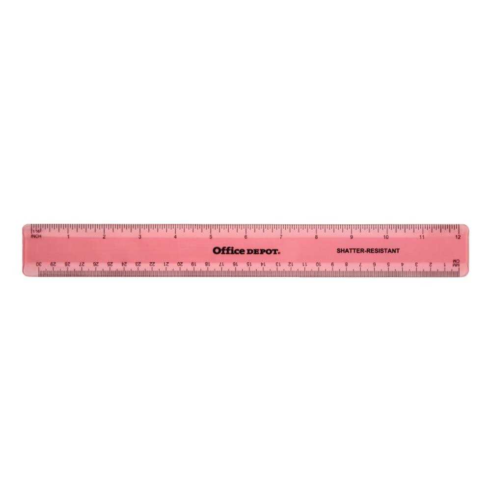 Office Depot Plastic Ruler NB-20110516