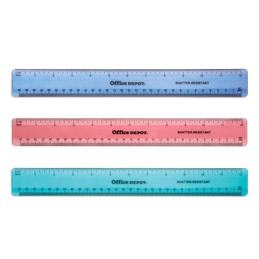 Office Depot Plastic Ruler NB-20110516 - Image 2