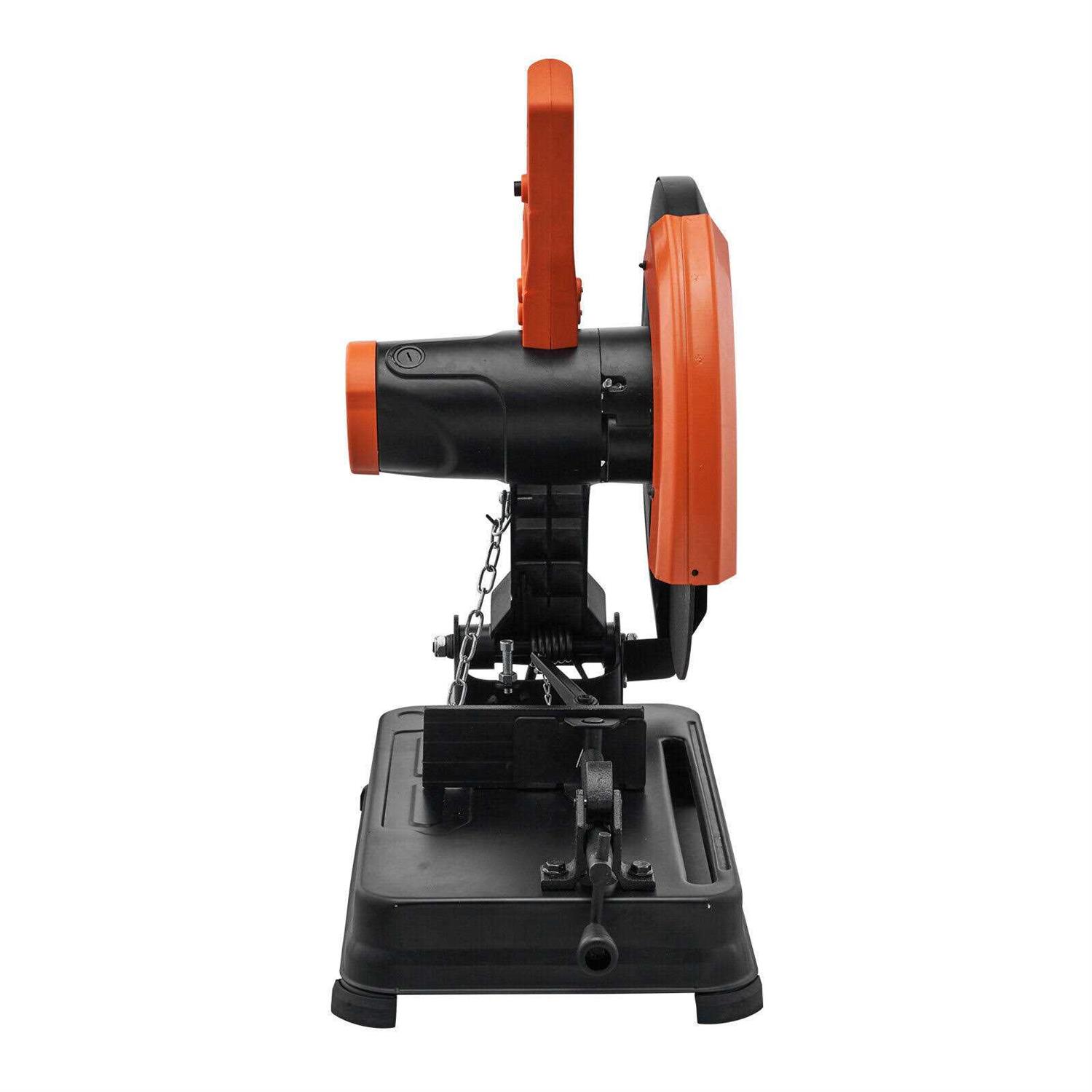 VEVOR Abrasive Chop Saw 14/355mm Blade Diameter Cut Off Saw 2300W 3600RPM Steel Cutting Machine 0-45° Adjustable Angle Miter Saw for Cutting Metal - Image 3