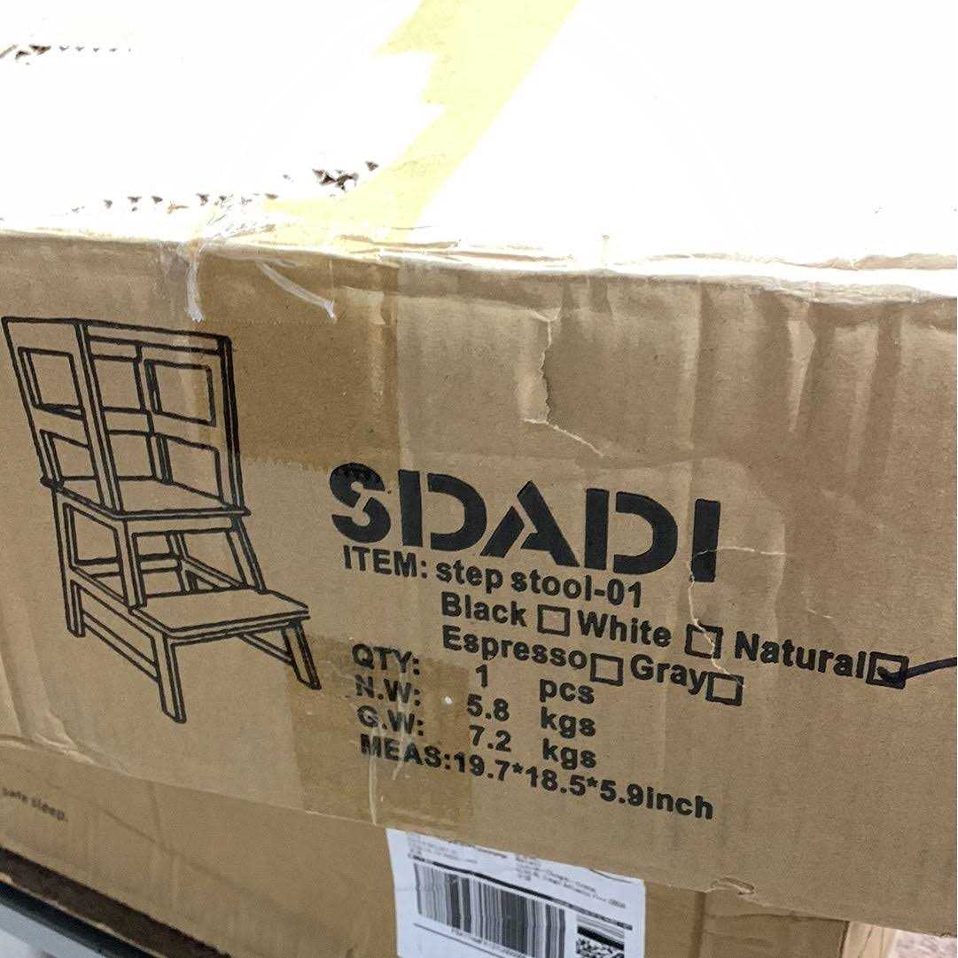 tracycosmetic Kids Kitchen Step Stool with Safety Rail - Image 3