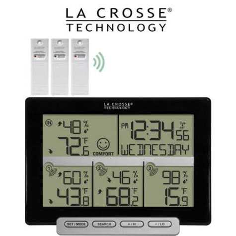 3 Channel Wireless Weather Station La Crosse Technology - Image 4