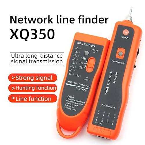 Ethernet Cable Tracker LAN Network Cables Tester Multifunction Line Finder Measure for Cat5 Cat6 RJ45 Rj11 with Network Maintenance Collage - Image 3