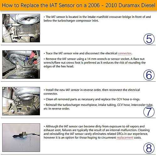 97381182 Intake Air Temperature Sensor for 2006-2010 Chevrolet Silverado 2500 HD 3500 HD - Image 3