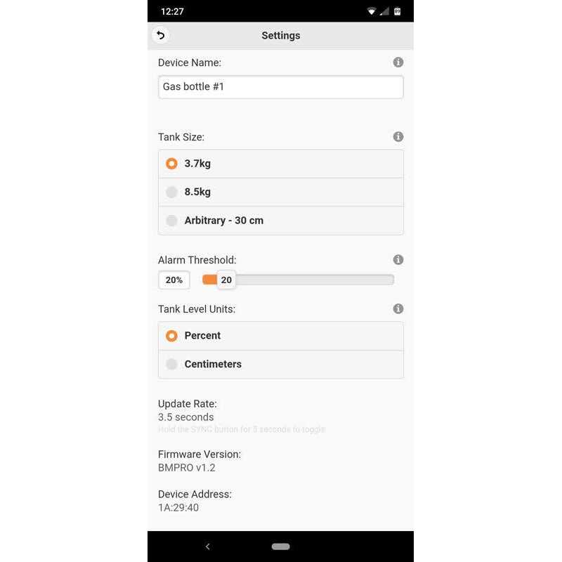 Bmpro SMARTS Smartsense Gas Bottle Level Monitor & App - Image 4