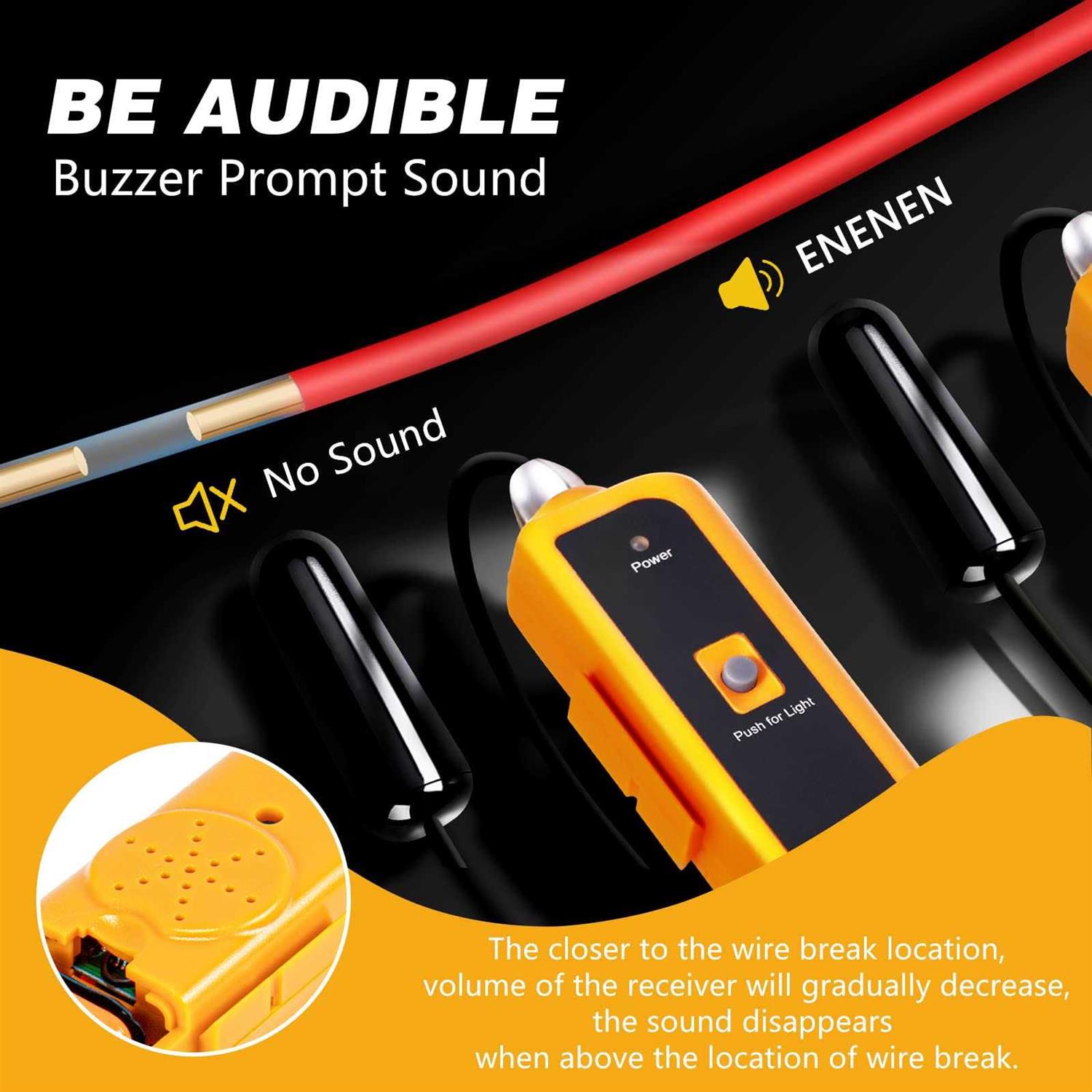 Underground Wire Cable Locator Buried Wire Locator Dog Fence Invisible Fence Wire Break Locator,Pet Fence Broken Wire Detector,Underground Wire - Image 3