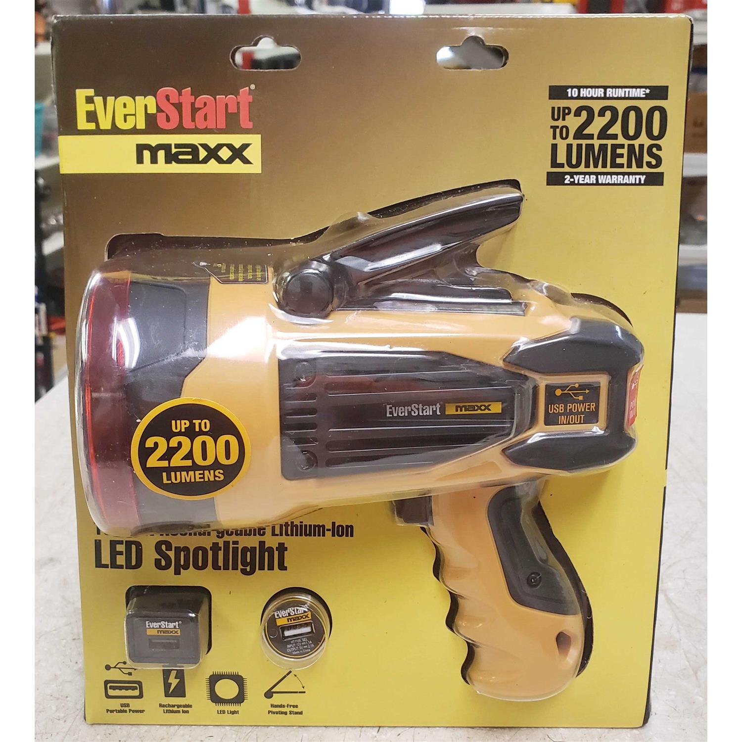 Everstart Sl10lede Maxx Rechargeable Li-Ion Spotlight - Image 3