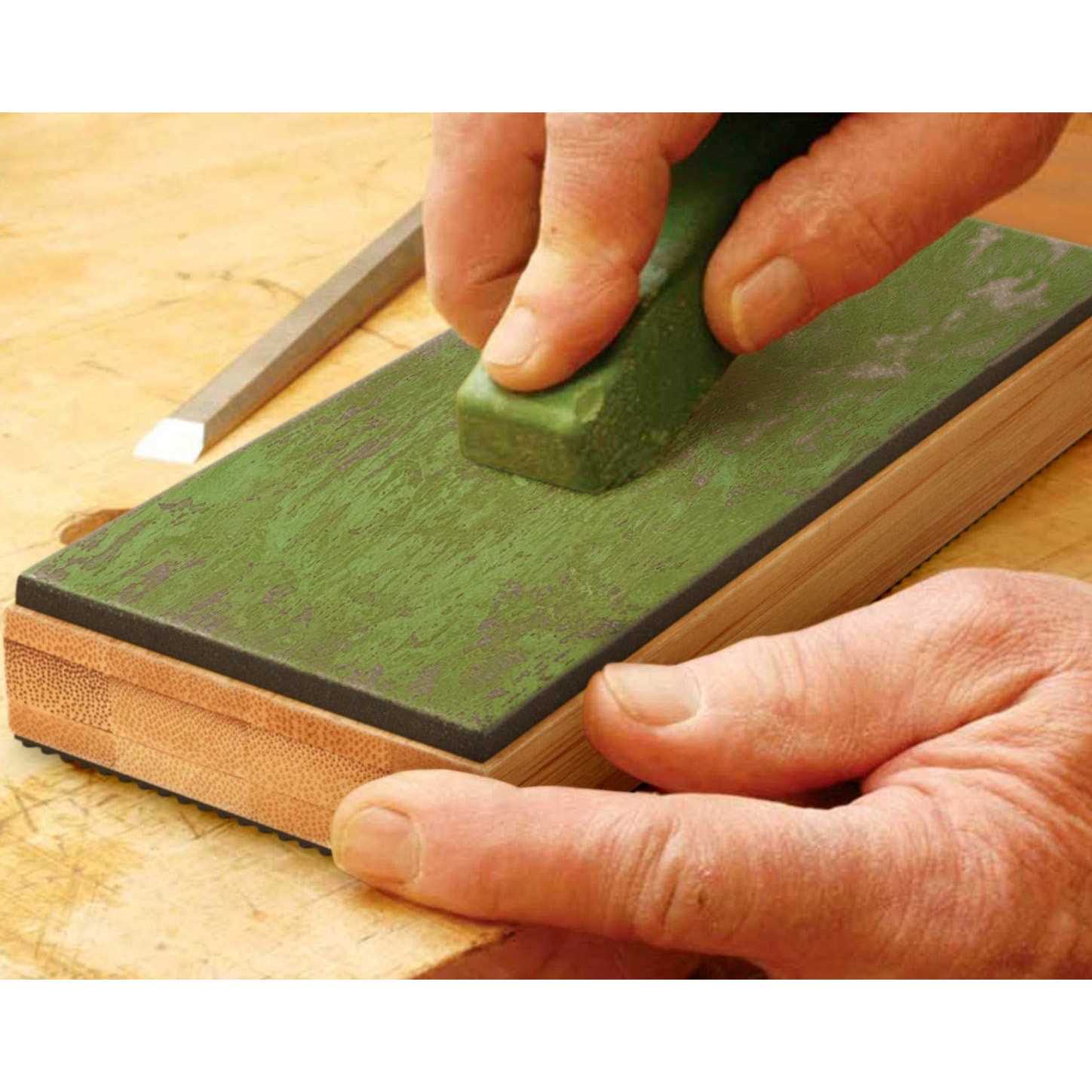 Sharp Pebble Premium Leather Strop for Knife Sharpening with Polishing Compound - Image 3