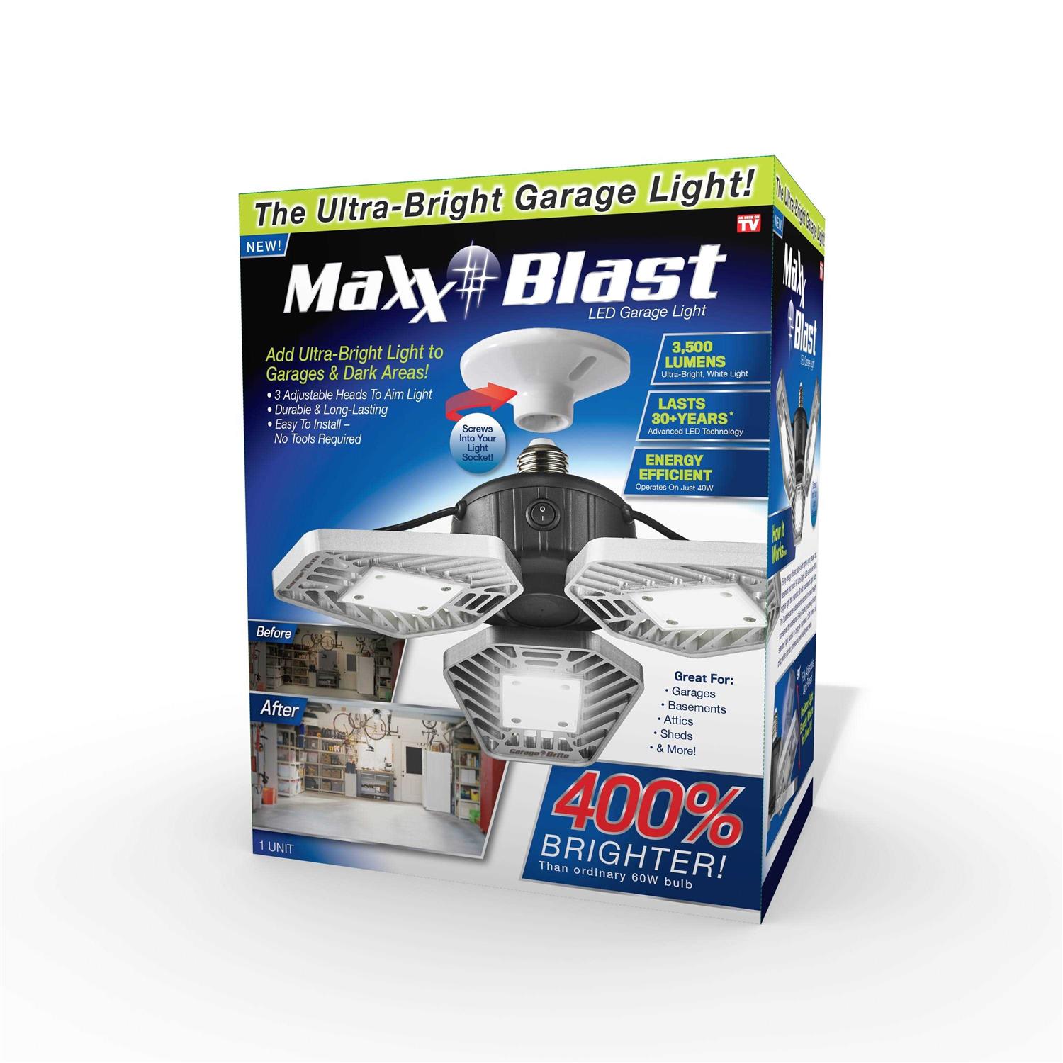 Maxx Blast LED Garage Light