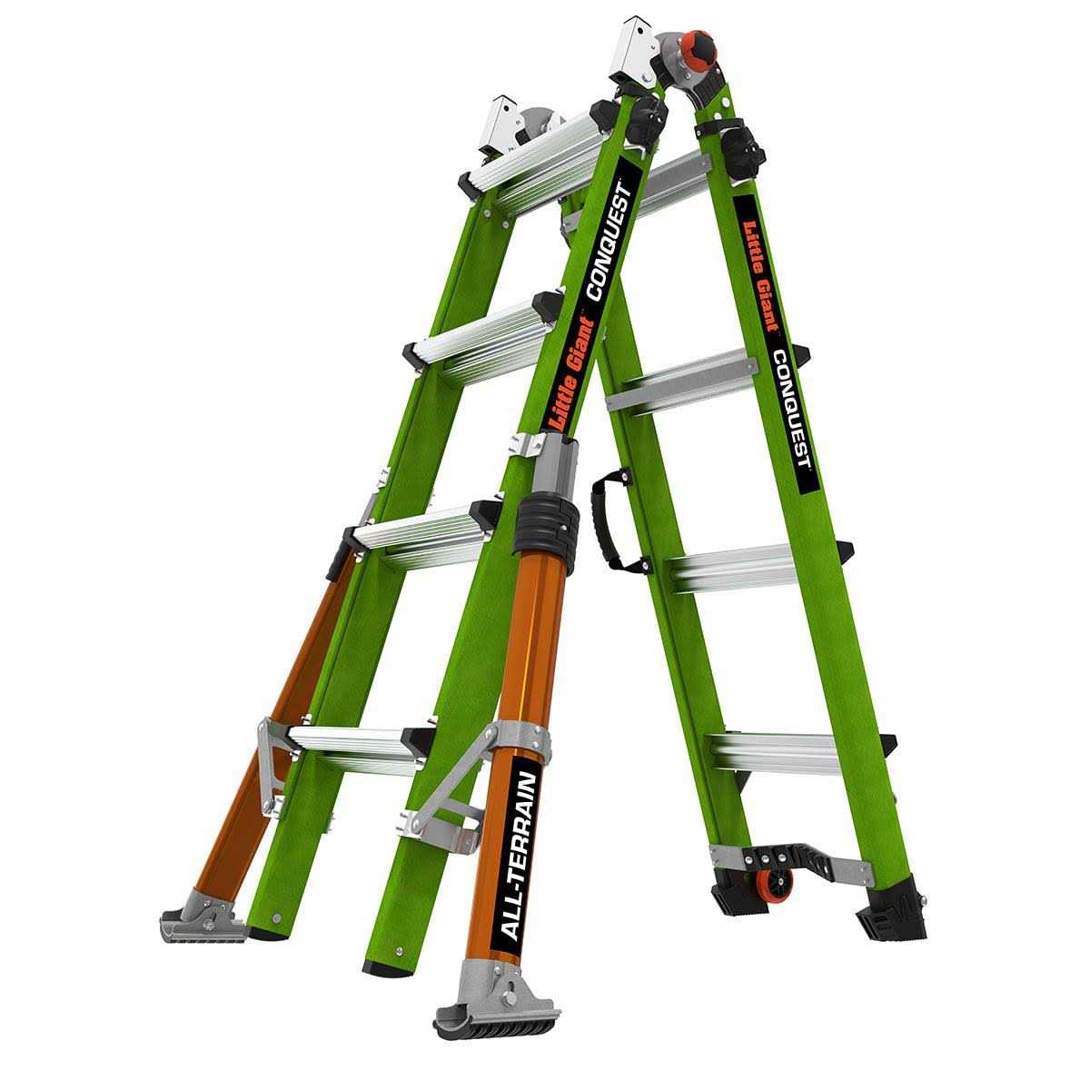 Little Giant Safety Conquest All-Terrain Model 17 Ladder ANSI Type 1A 17107-001