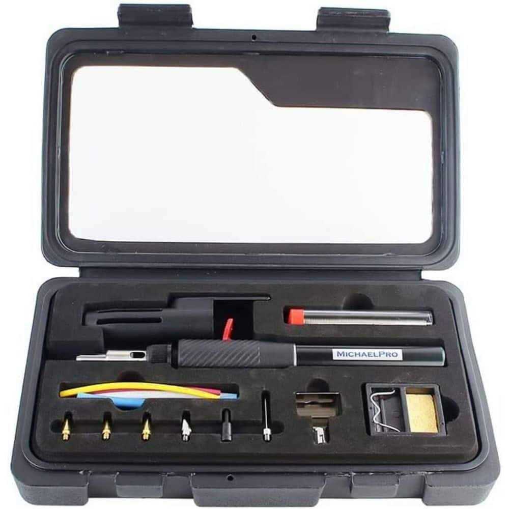 MichaelPro Cordless Butane Soldering Iron Kit