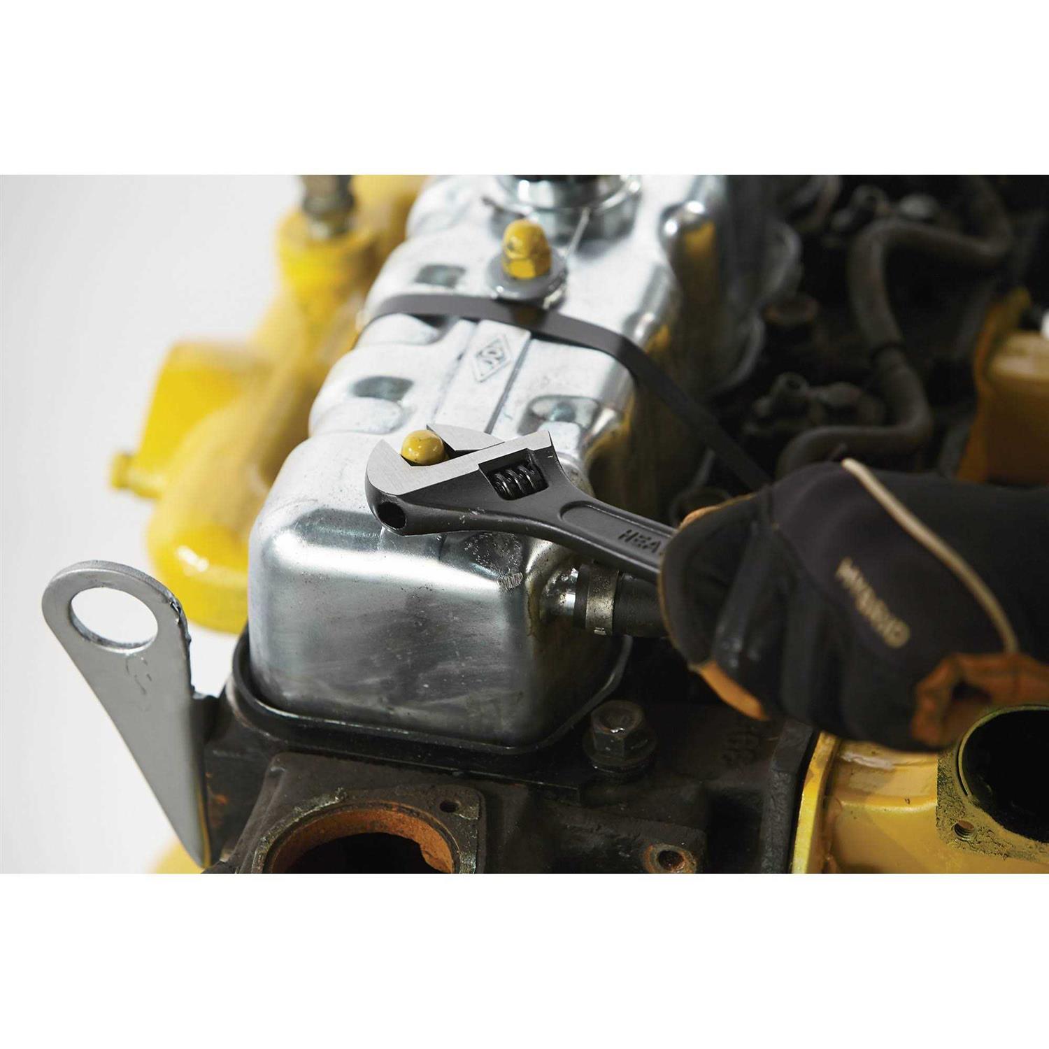 Klutch 4 Piece Adjustable Wrench Set 73275 - Image 3