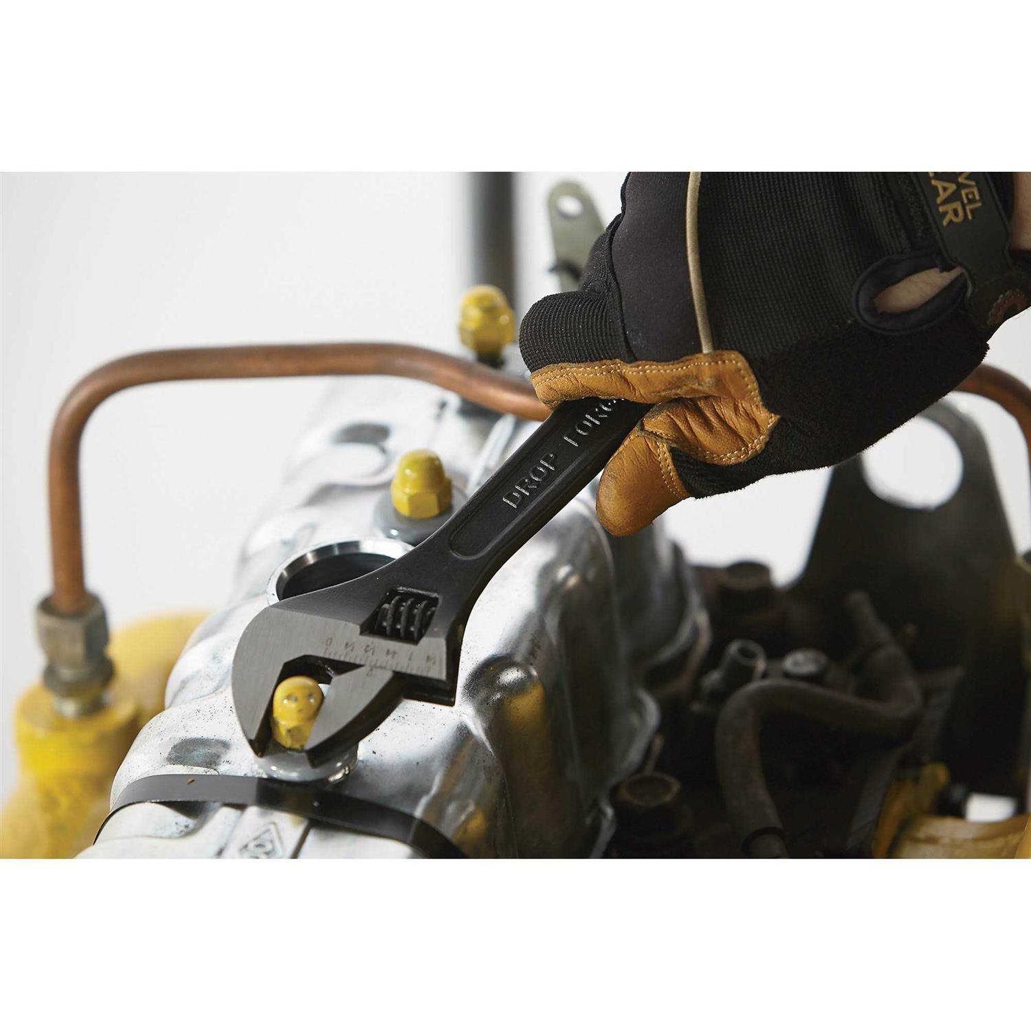 Klutch 4 Piece Adjustable Wrench Set 73275 - Image 4