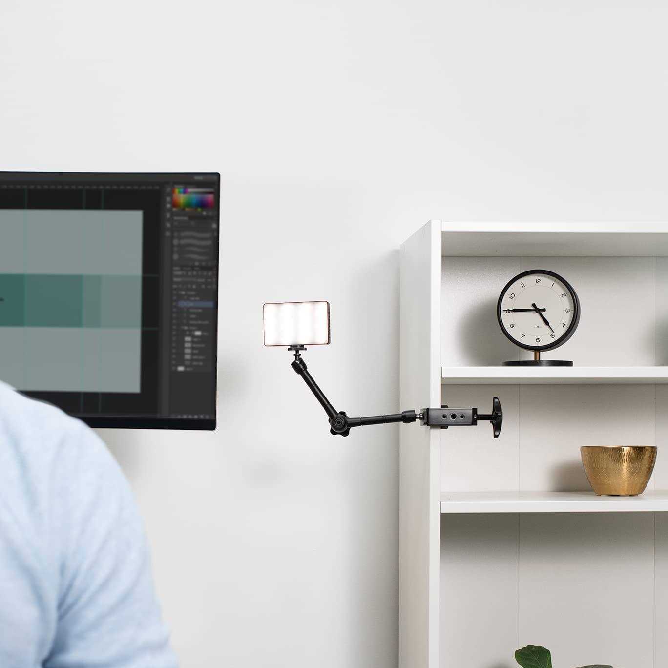 Vivo Universal Heavy Duty C-Clamps with 1/4 inch-20 and 3/8 inch-16 Sockets MOUNT-CP02 - Image 3