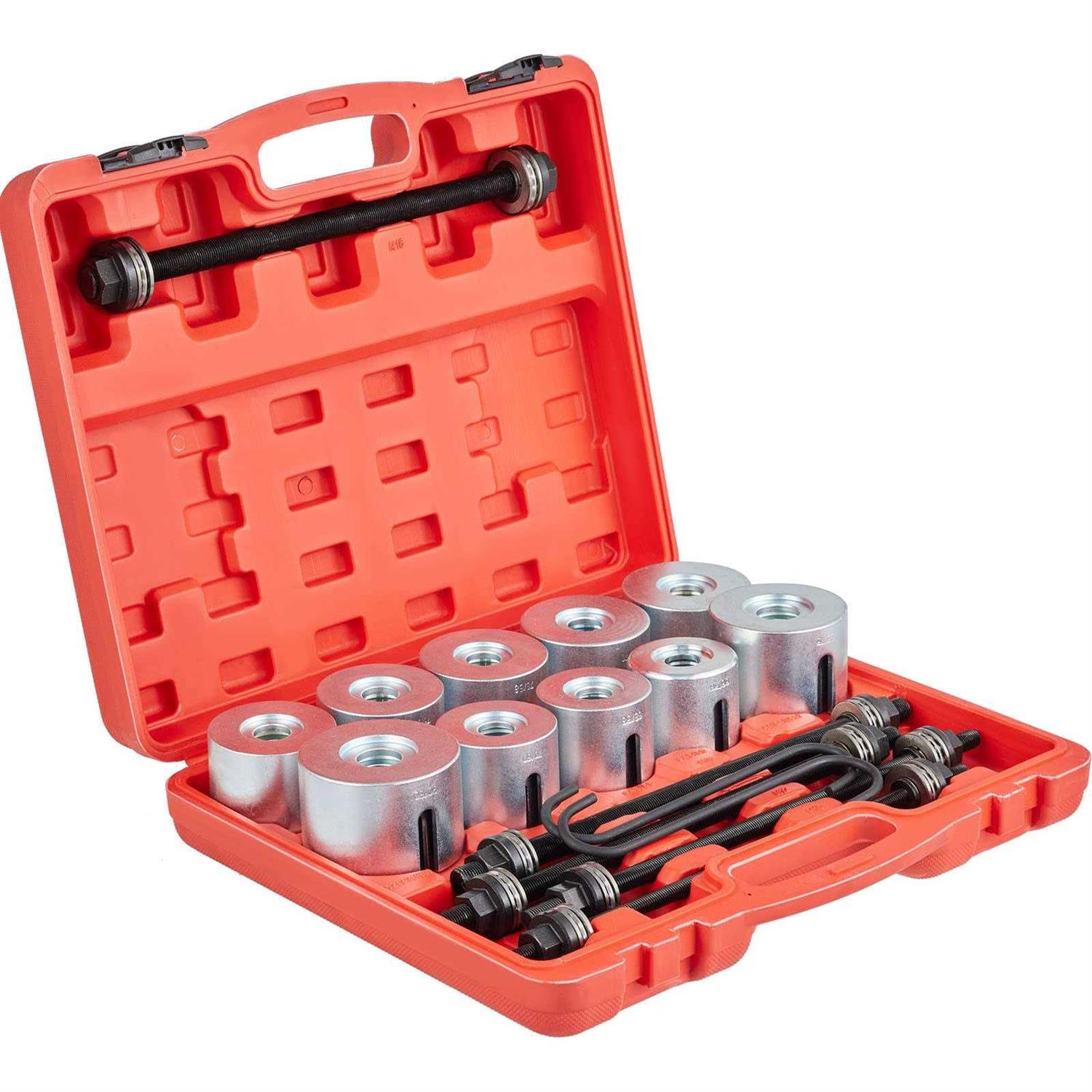 VEVOR 27 PCS Pull and Press Sleeve Kit 45# Steel Removal Installation Bushes Bearings Tool Kit - Image 3