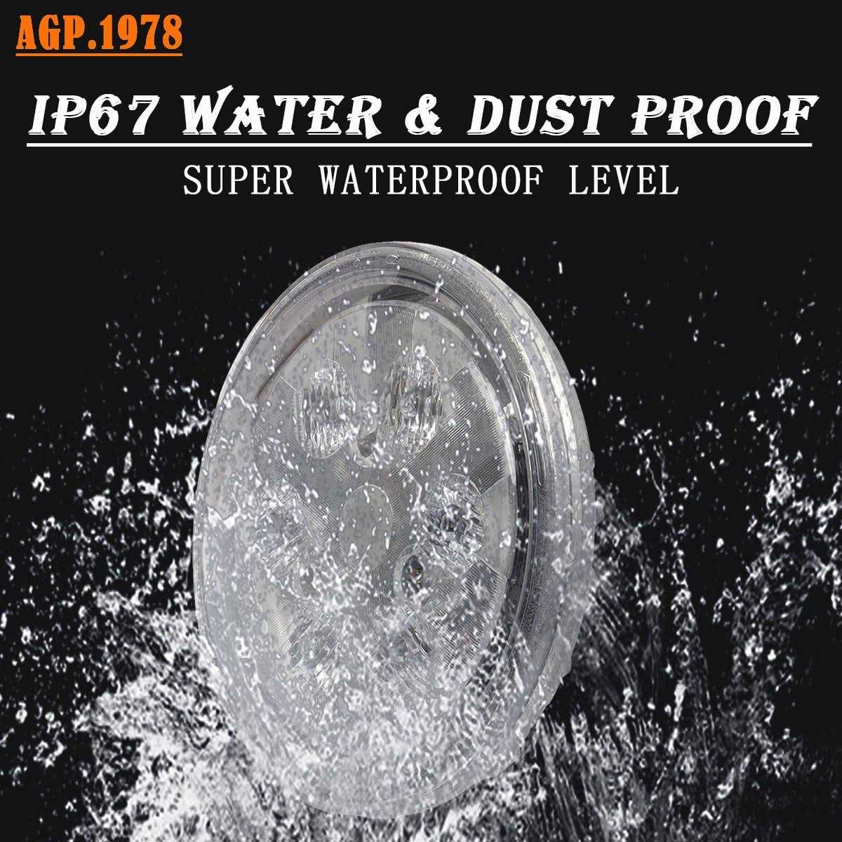 AGP.1978 Round 30W Agriculture LED Work Light,Par 36 LED Light Replace 4410 - Image 5