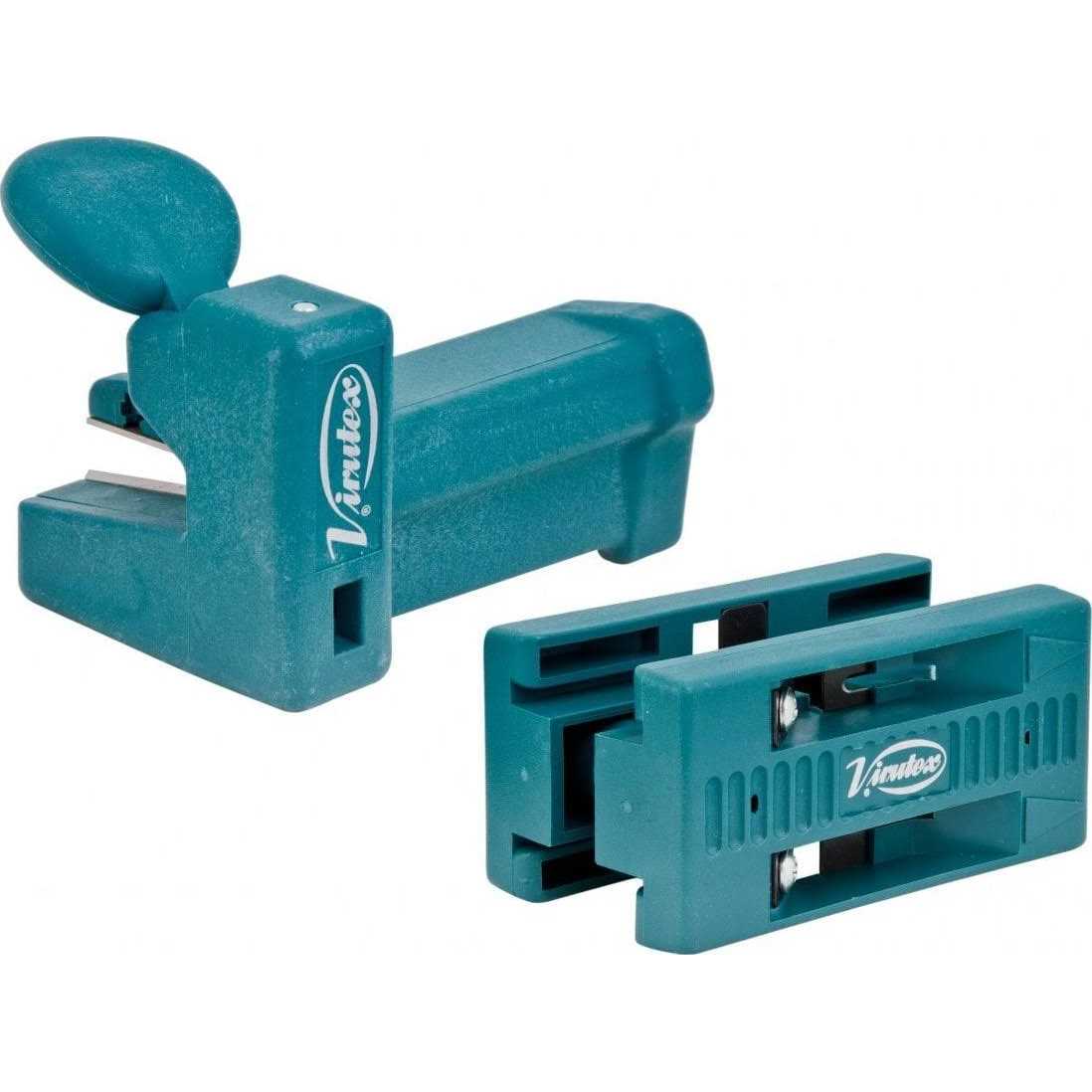 Virutex AU93 Double Edge Manual Banding Trimmer and Scrapper and RC21E Edge Cutter Pack for High Quality Professional Finish - Image 4