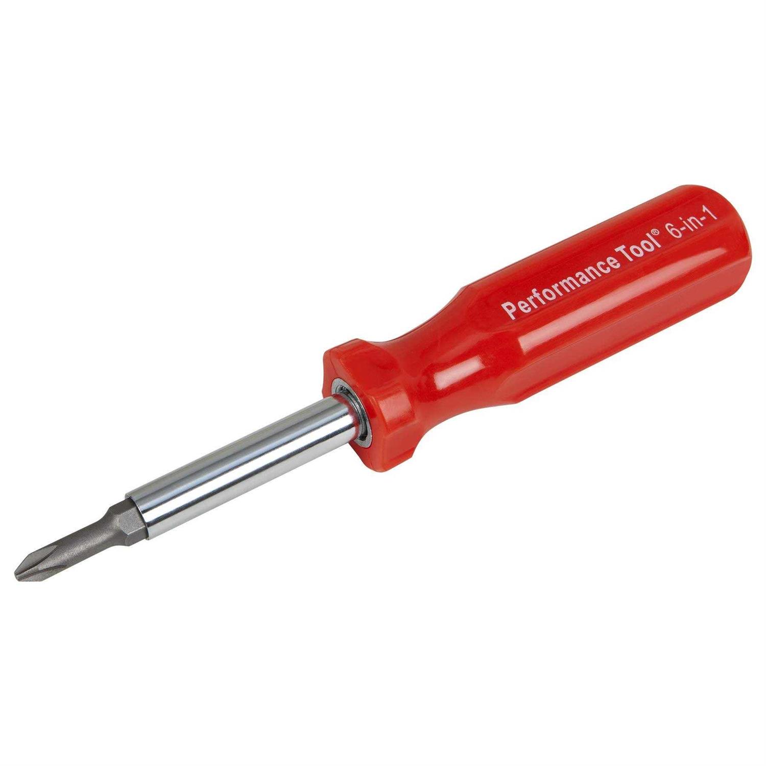 Performance Tool W975 6 in 1 Screwdriver