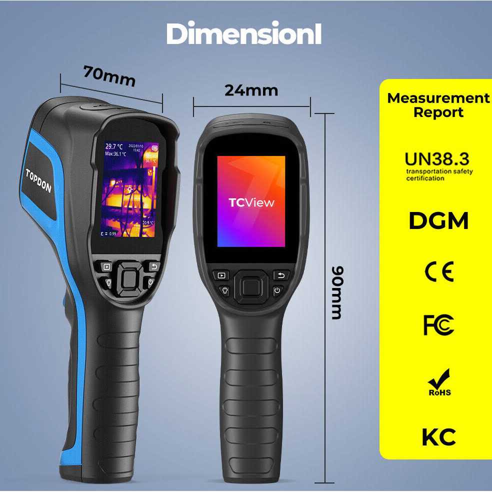 TOPDON Thermal Imaging Camera High Resolution Handheld Infrared Camera - Image 4