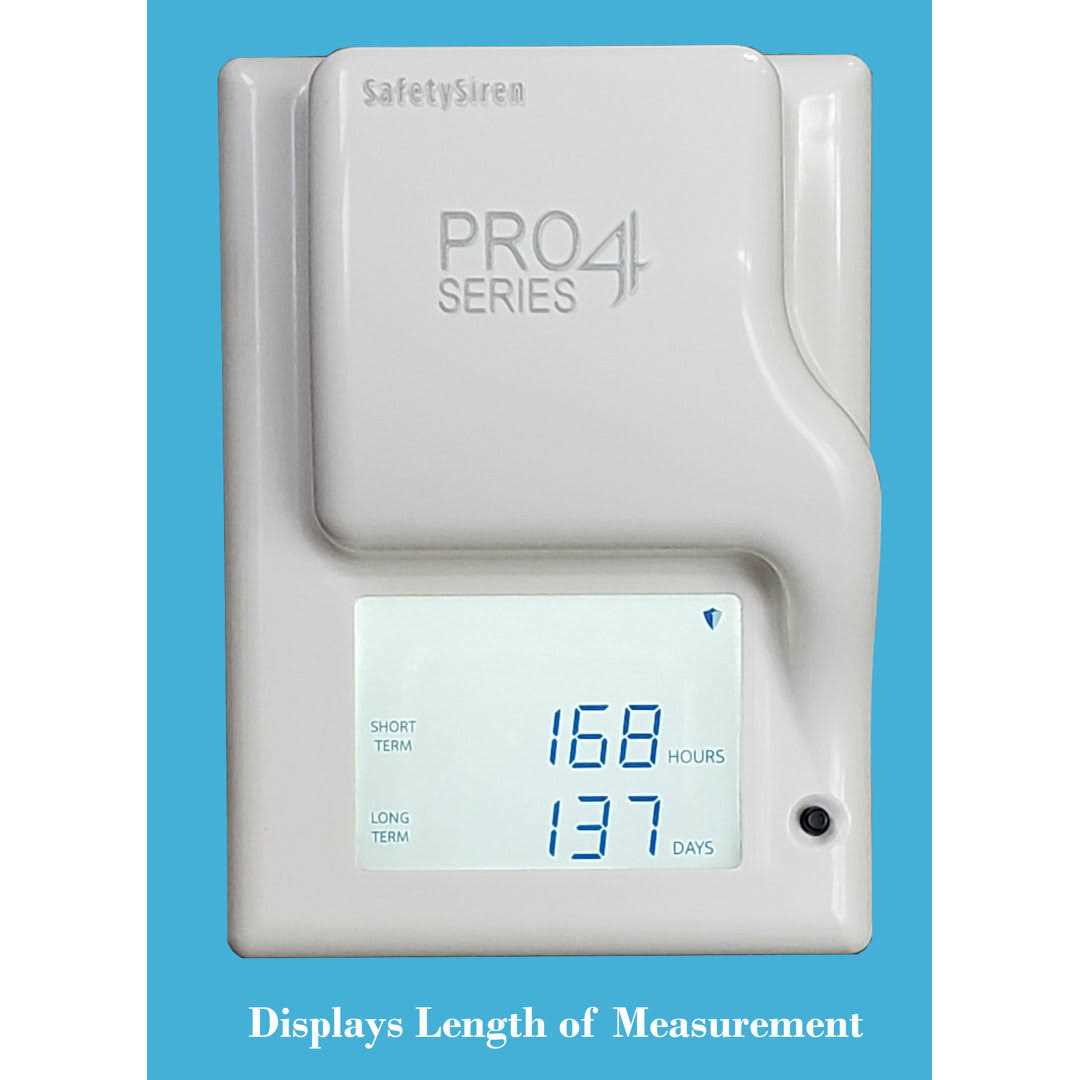 SafetySiren Pro4 Series Radon Gas Detector - Image 4