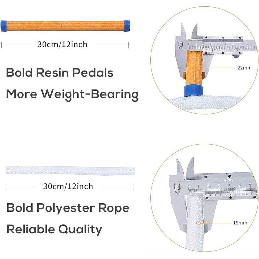 XINSHUNCAN Safety Fire Escape Ladder Adults and Kids - Image 4