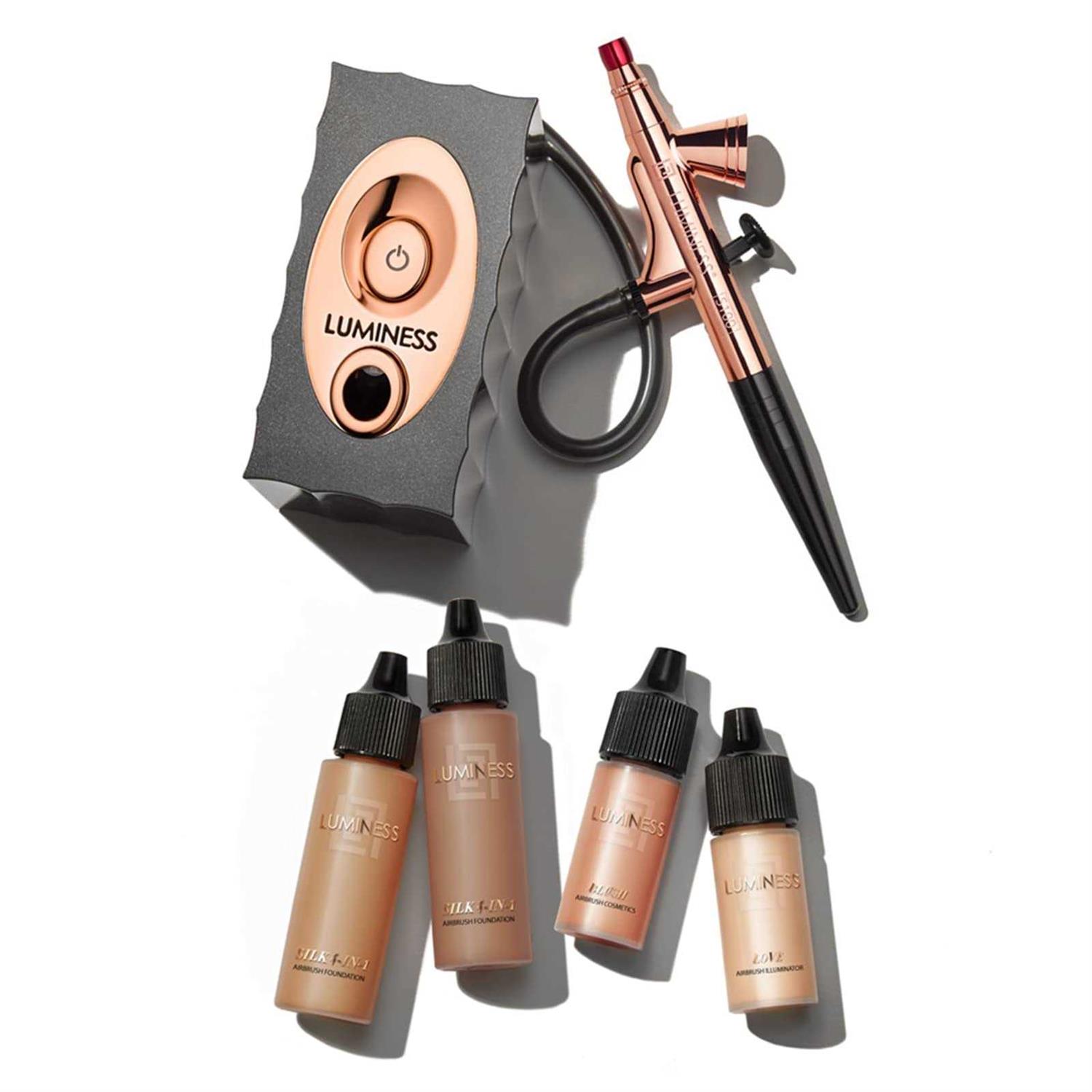 Luminess Air Icon Makeup Airbrush System and 4-Piece Foundation Starter Kit