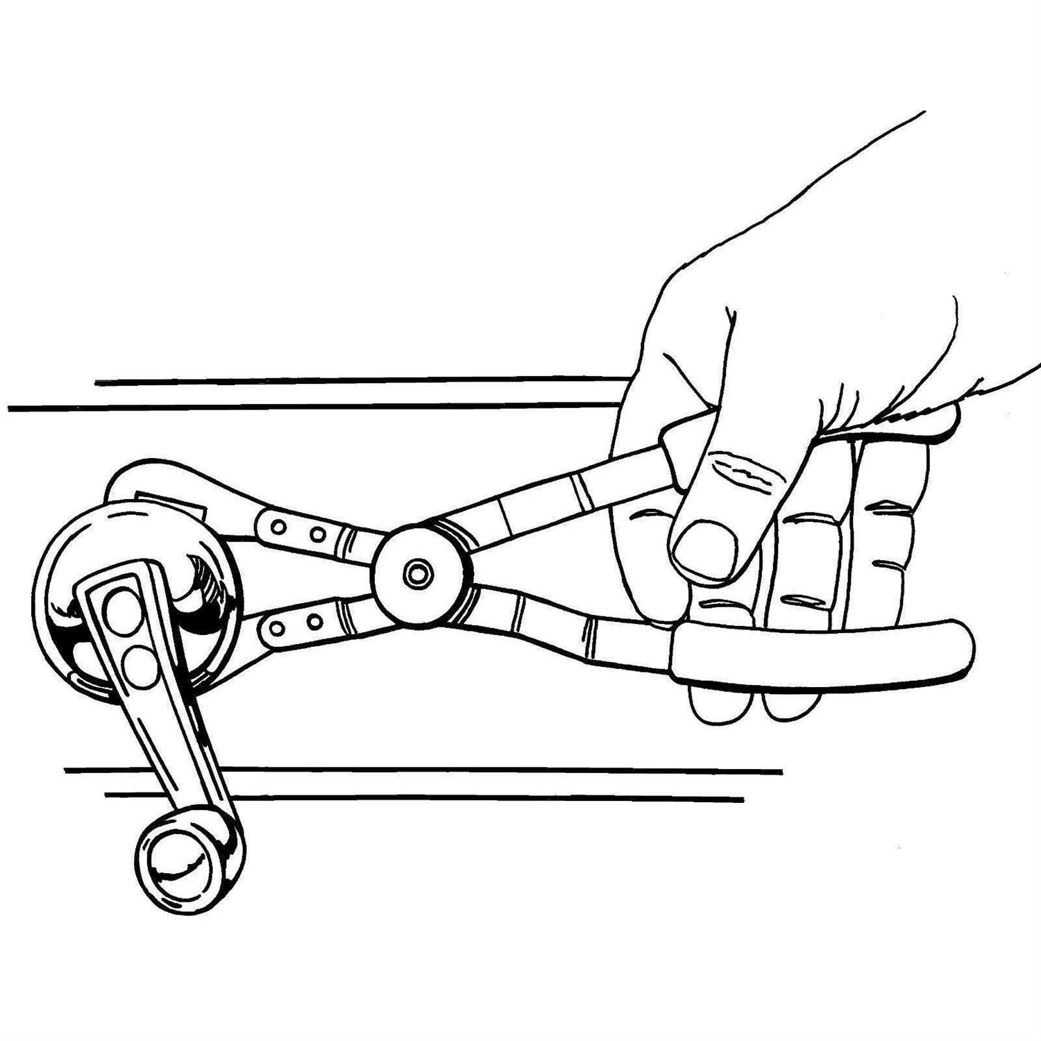 Lisle 35200 Windshield Molding/Door Handle Clip Pliers - Image 2