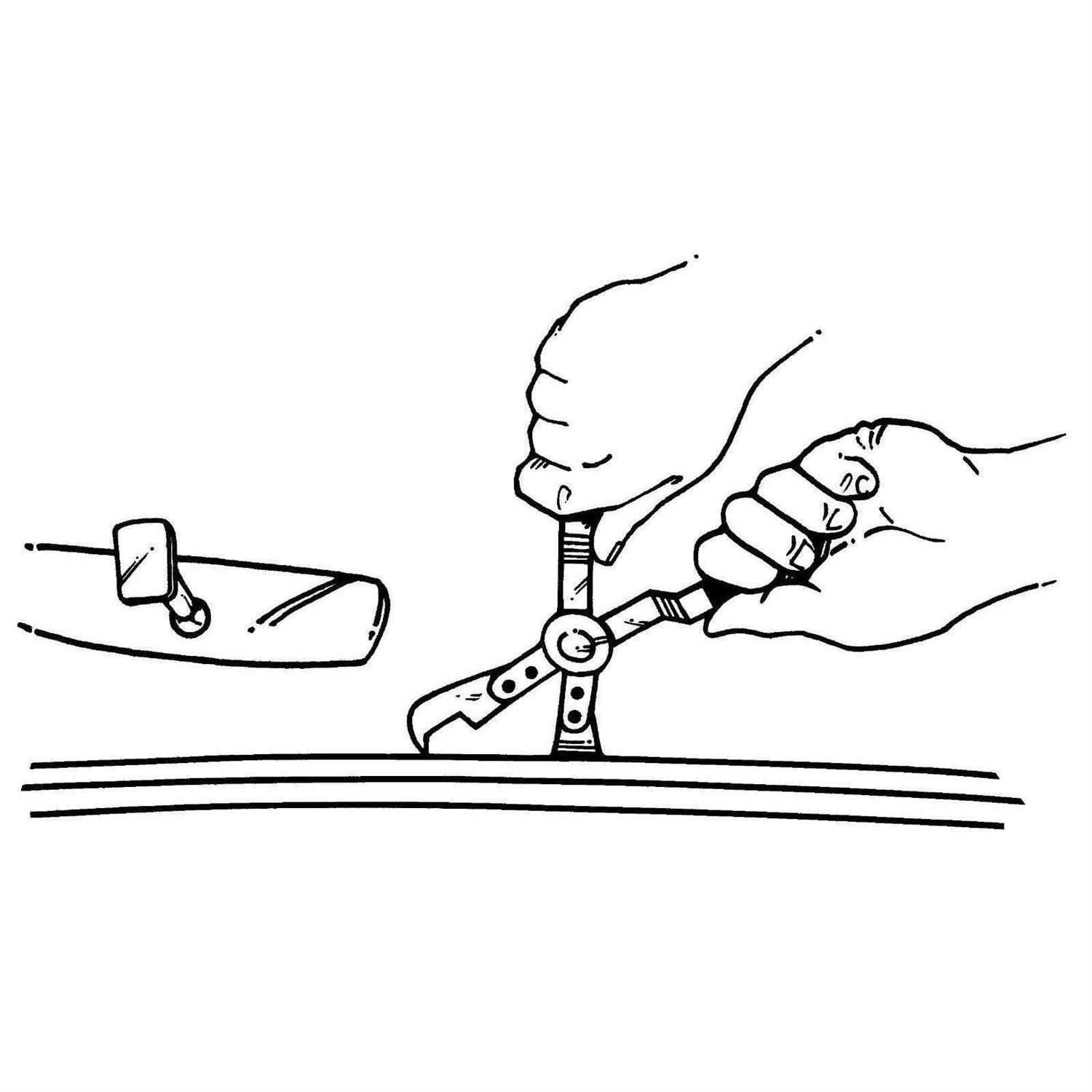 Lisle 35200 Windshield Molding/Door Handle Clip Pliers - Image 4