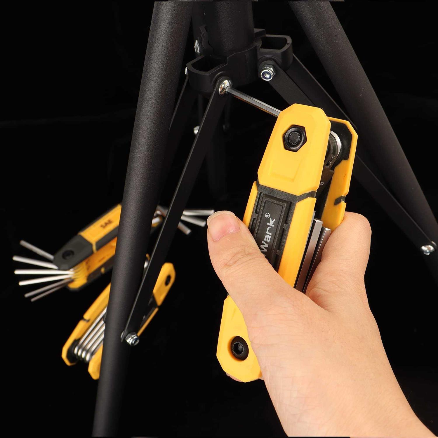 Mulwark 17pcs Folding Allen Wrench Set Metric & Standard Sae Key Tool 2 Pack Portable Hex for Basic Home Repair and General Applications - Image 5