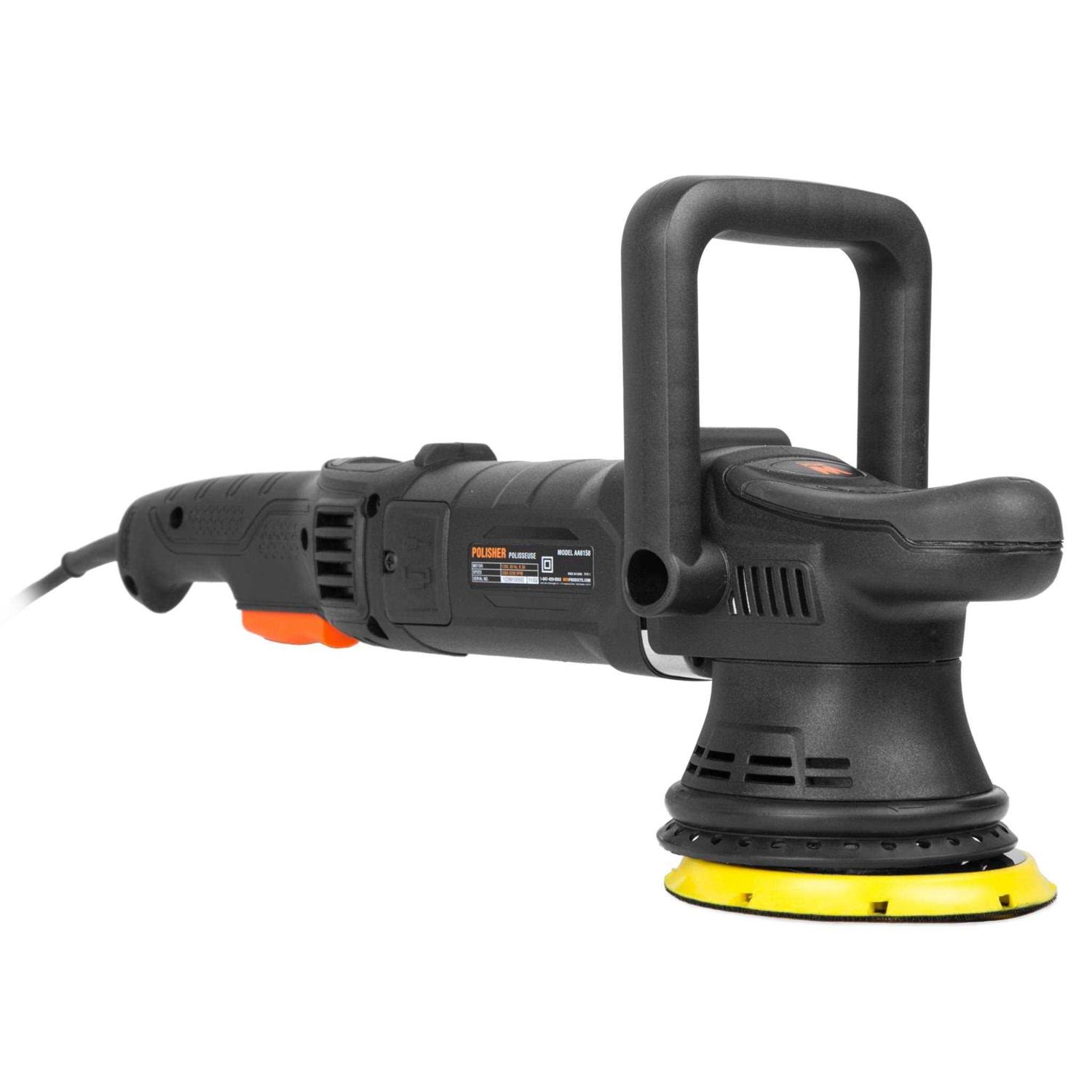 WEN Dual Action Polisher, 5-Inch Professional Grade, 8-Amp with Paddle Switch, 15mm Throw and LED Display - Image 2