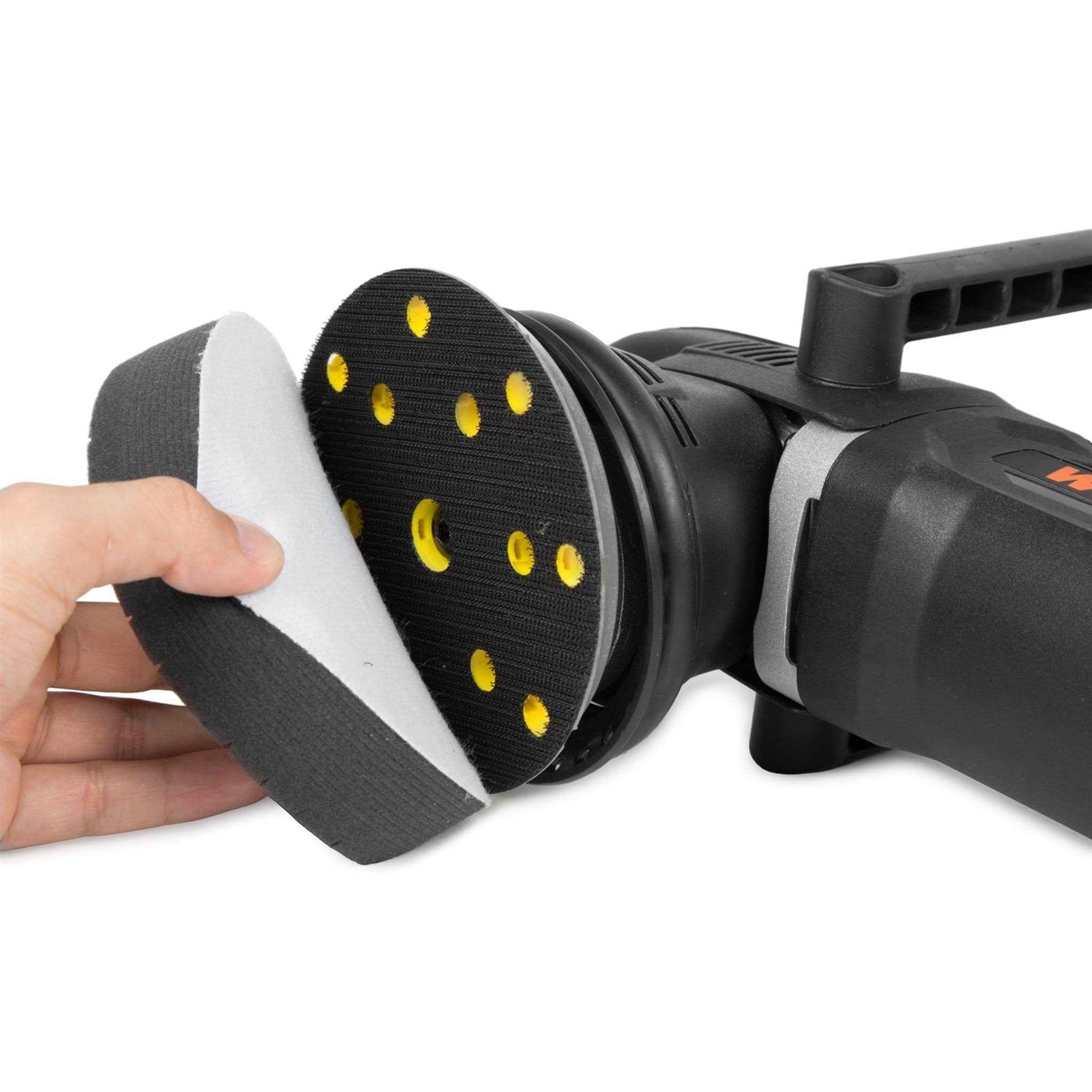 WEN Dual Action Polisher, 5-Inch Professional Grade, 8-Amp with Paddle Switch, 15mm Throw and LED Display - Image 3