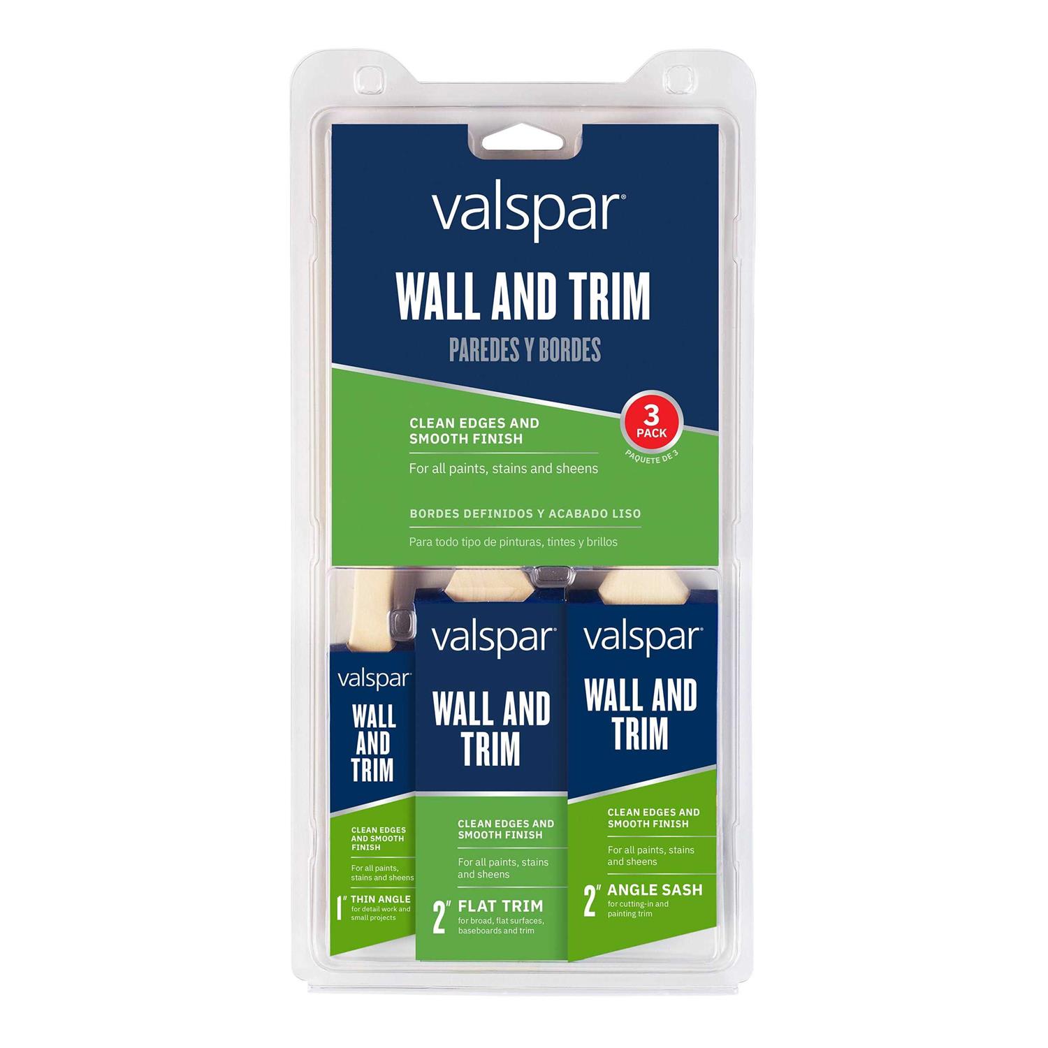 Valspar Wall and Trim Paint Brush Set 882569300