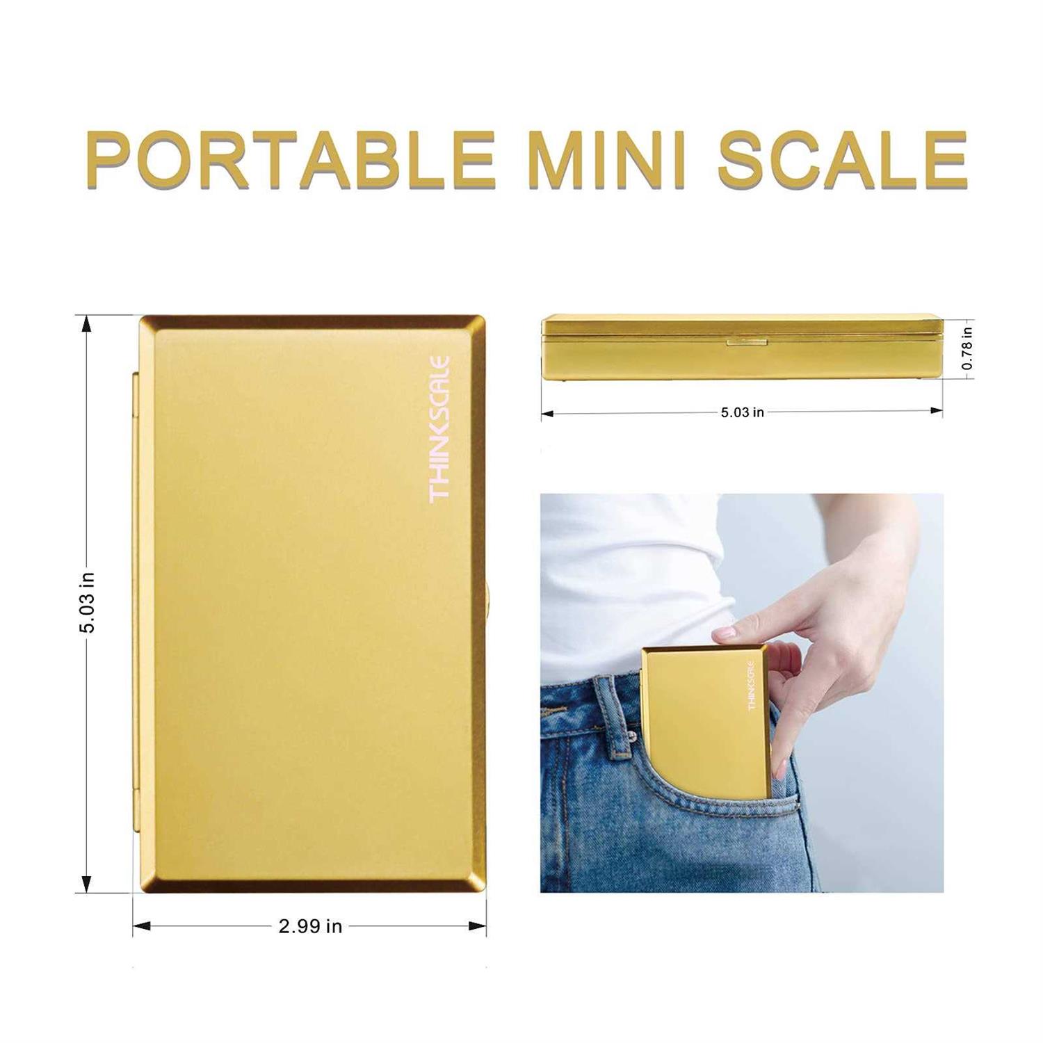 Thinkscale High Precision Milligram Scale 50g/0.001g Digital Pocket Scale - Image 4