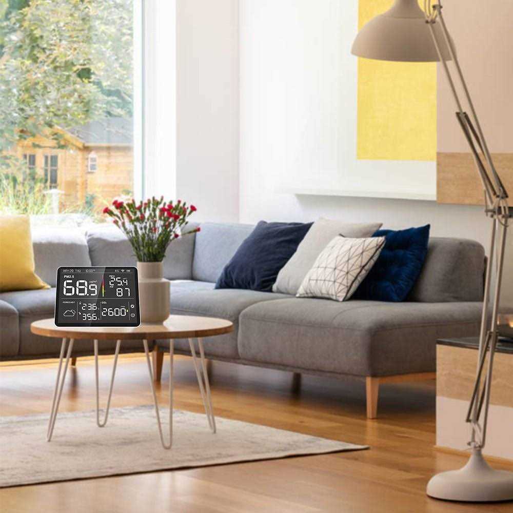 Temtop Air Station M100 Air Quality Monitor Pm2.5 AQI CO2 Tester - Image 3