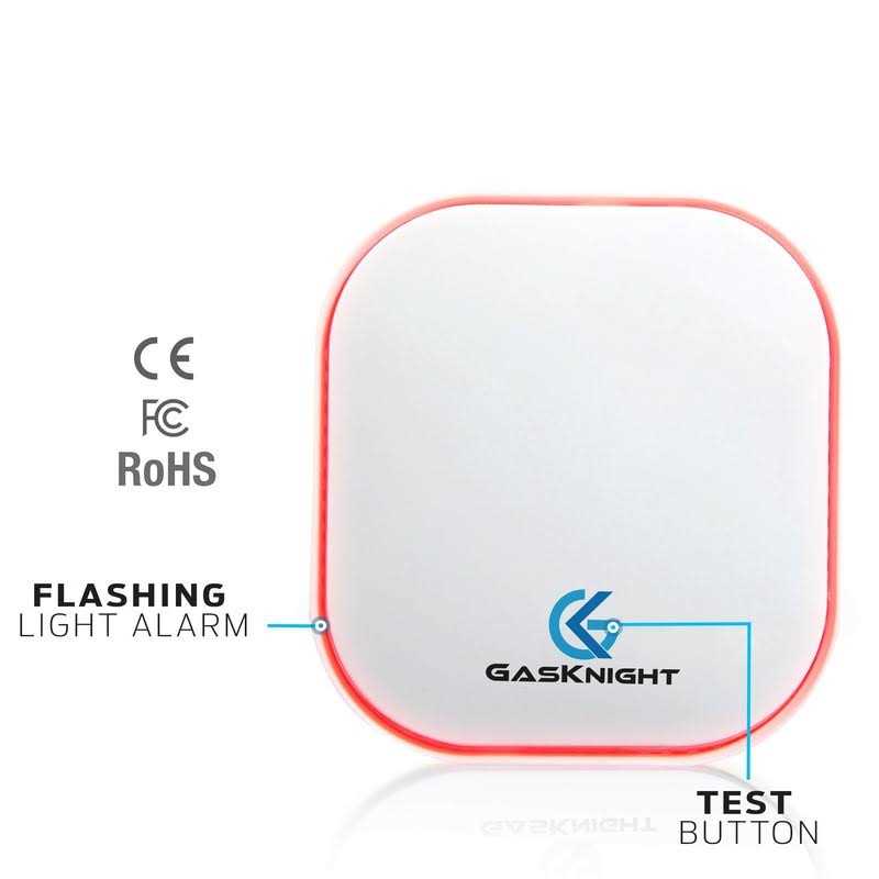 GasKnight Natural Gas Detector and Propane Detector. Alarm Monitor for Home, Kitchen, Camper, Trailer or RV. Plug-in Leak Sensor - Image 4