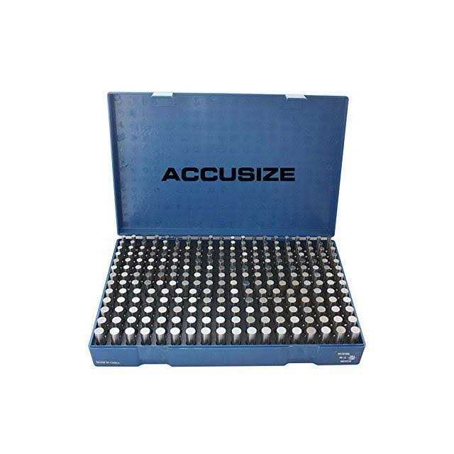 Accusize Industrial Tools 0.251''-0.500'' 250 Pc/Set Steel Plug Pin Gage Set - Image 4