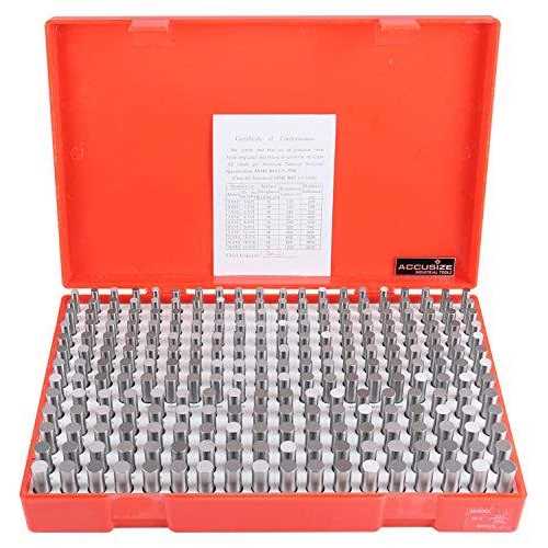 Accusize Industrial Tools 0.251''-0.500'' 250 Pc/Set Steel Plug Pin Gage Set - Image 5