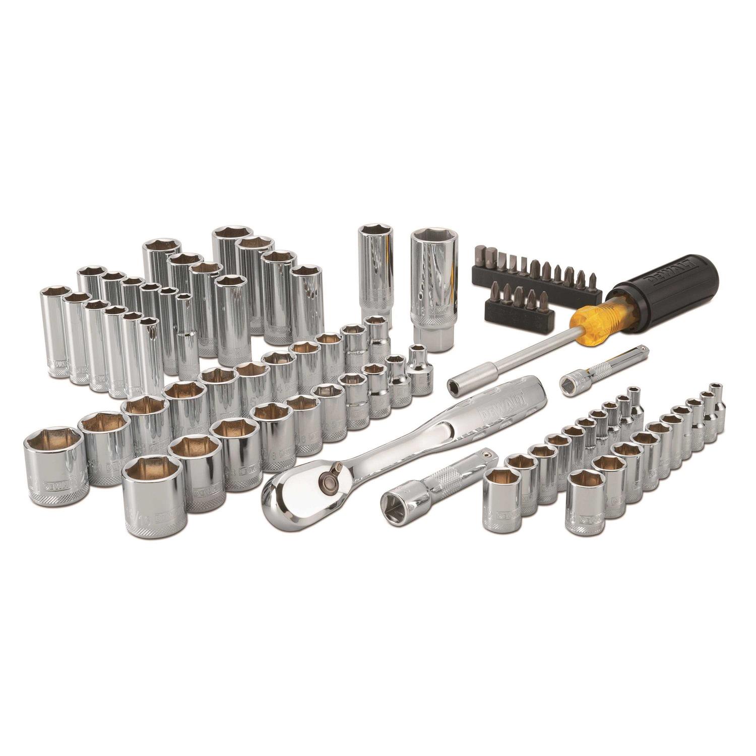 DeWalt - 84 Pieces Mechanics Tool Set