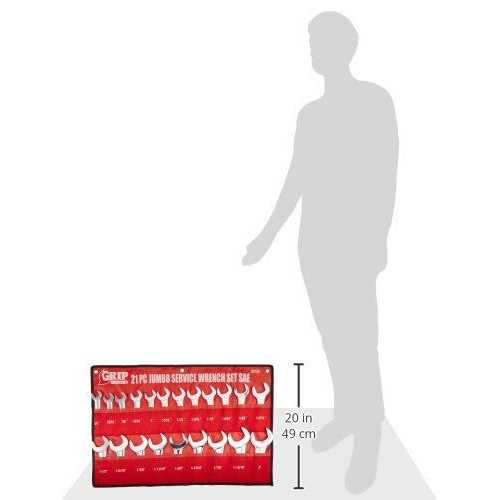 Grip 21 Piece Service Wrench Set SAE GR90185 - Image 3