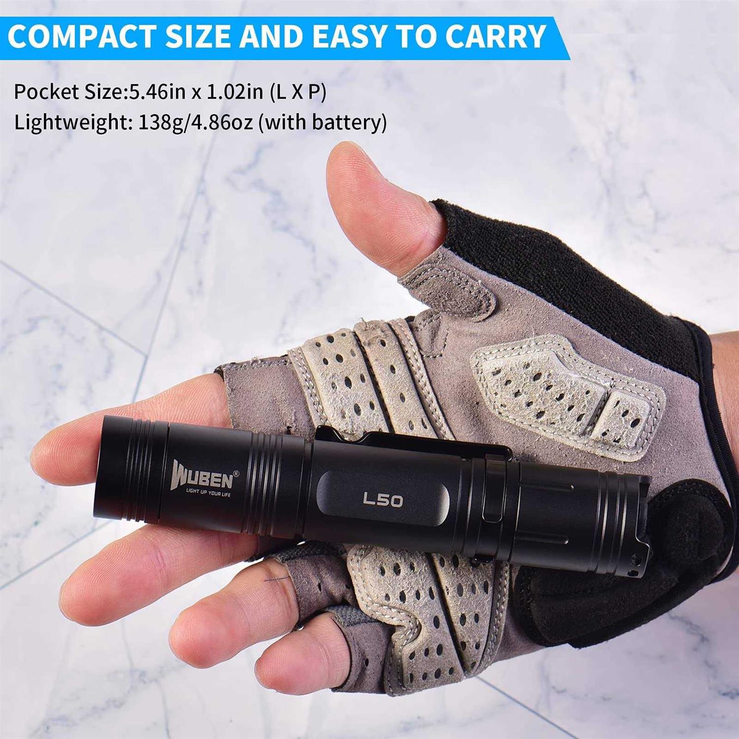 WUBEN L50 Rechargeable 1200 Lumens - Image 5