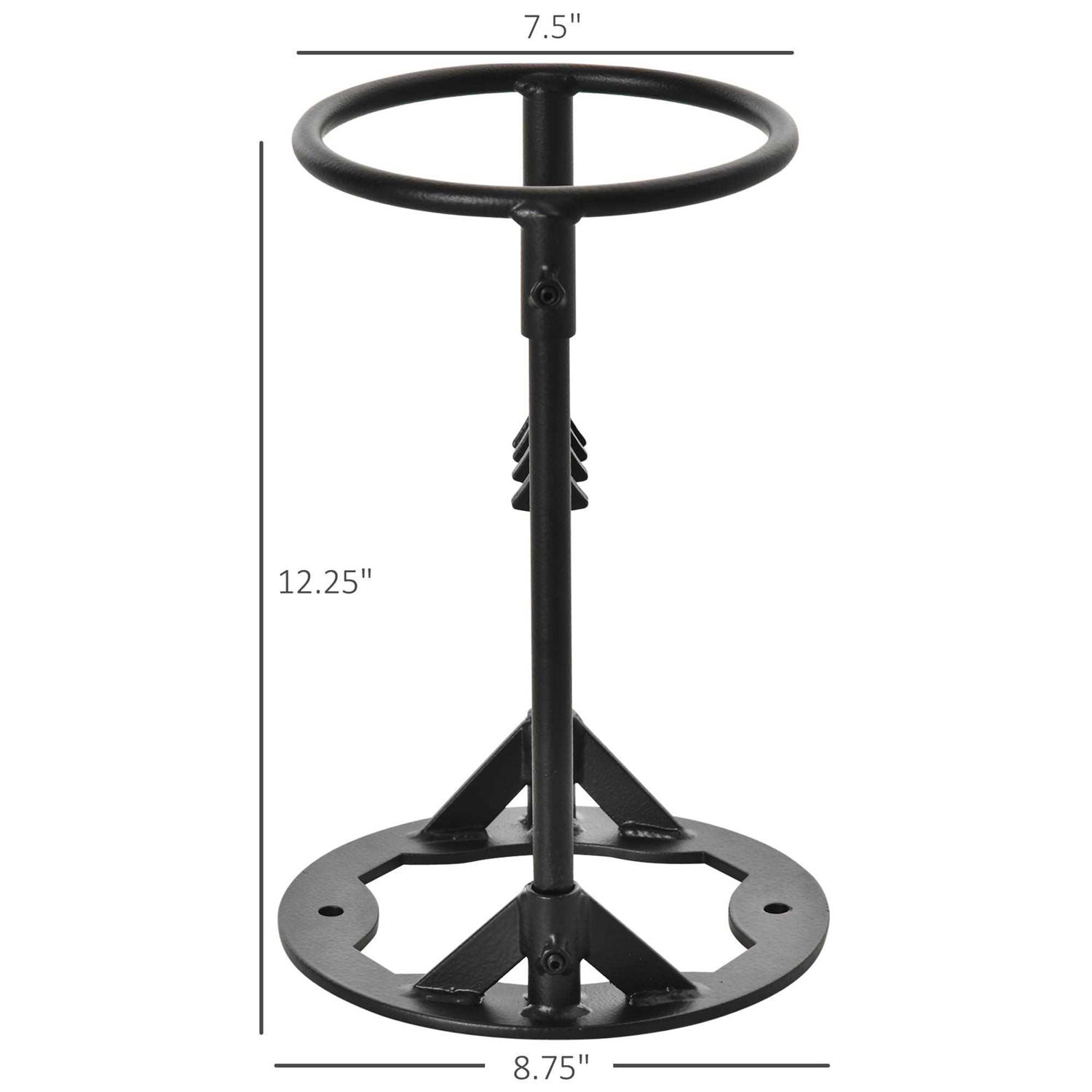 Outsunny Firewood Kindling Splitter Stand with Hand Guard Wood Splitter - Image 3