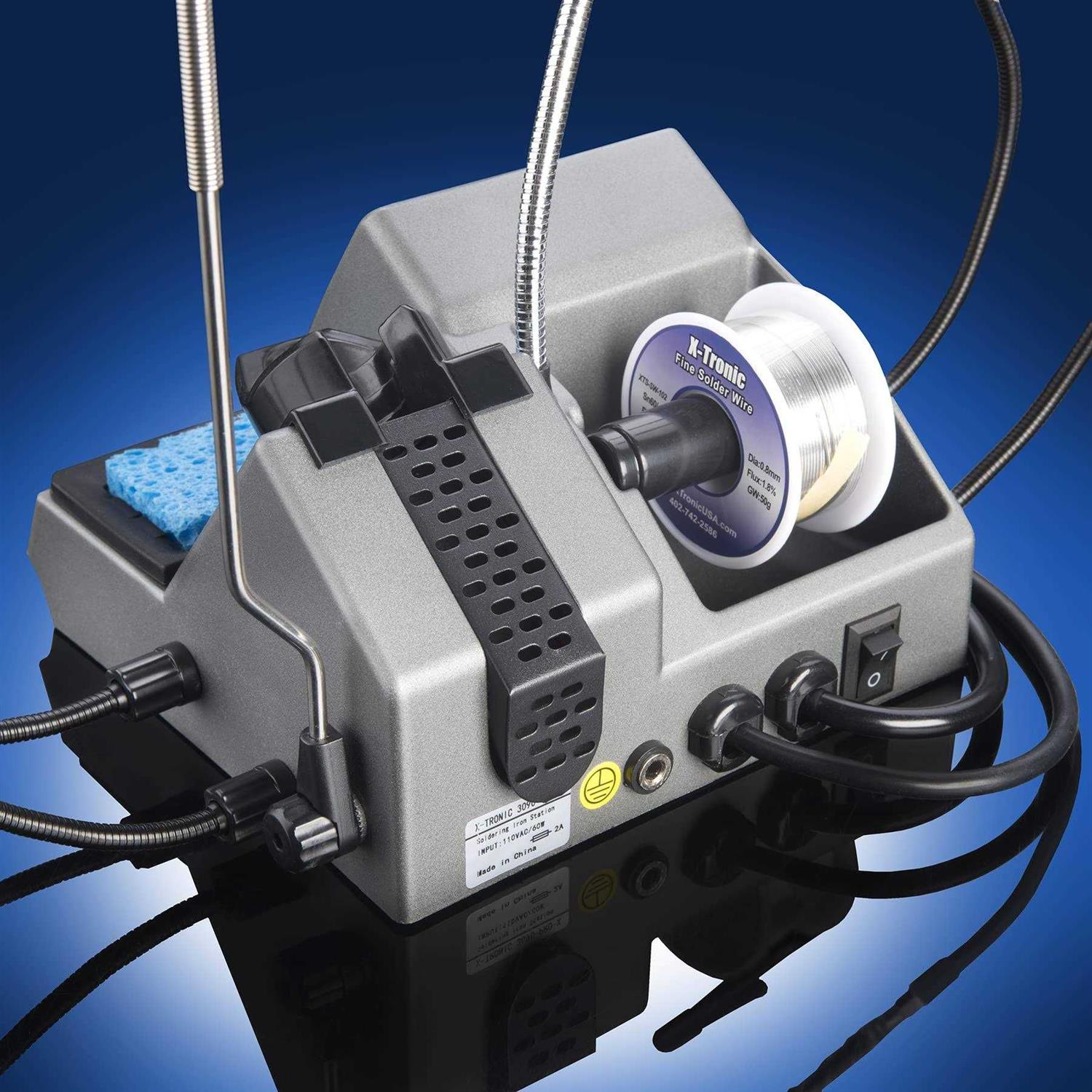 X-tronic 3090-pro-X 75 W Soldering Iron Station 5 Extra Tips 2 LED Displays - Image 3