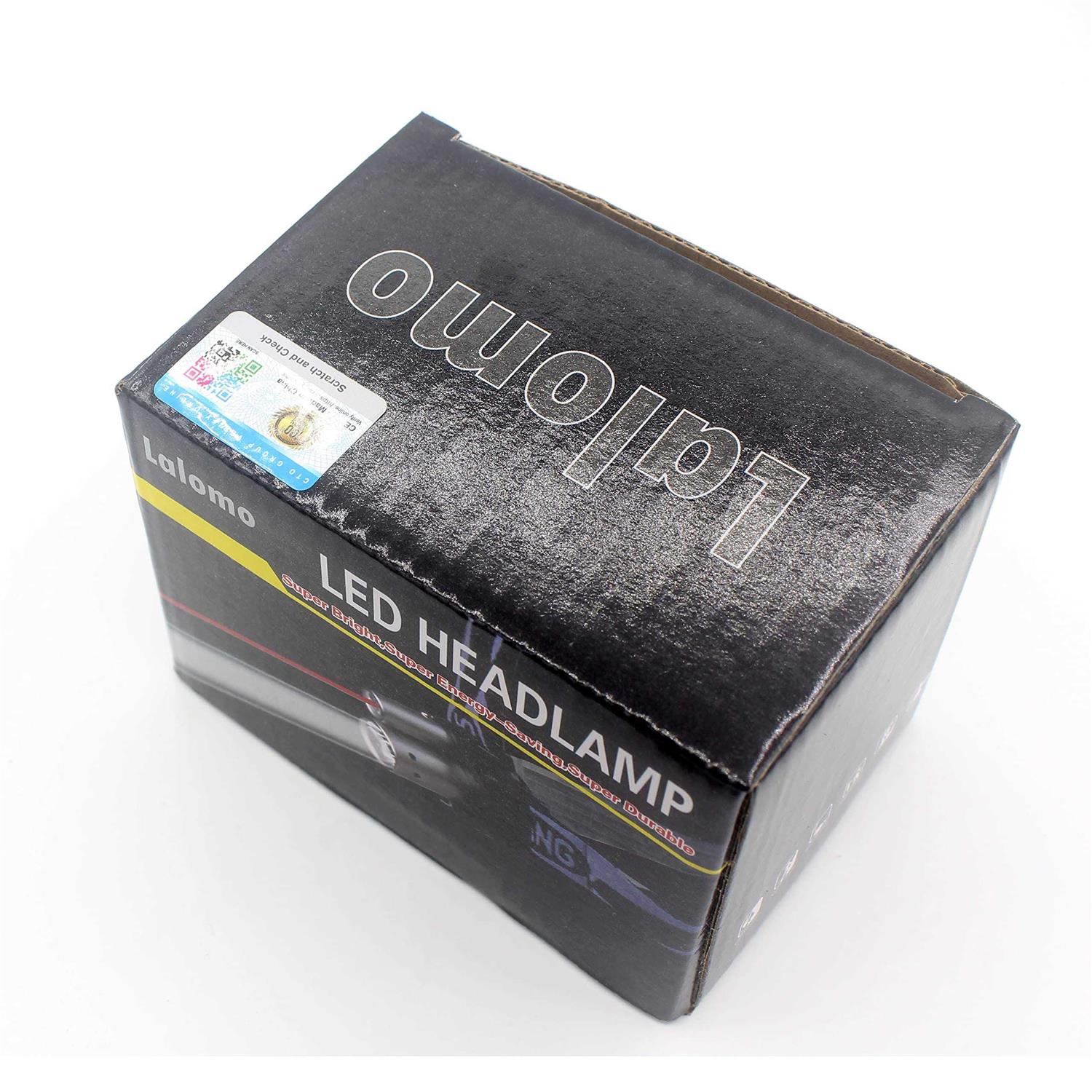 Lalomo Rechargeable LED Headlamp,Super Bright Head Lamp Headlight Flashlight with Laser for Indoor and Outdoor Runing,Hiking,Camping,Fishing,Hunting - Image 2