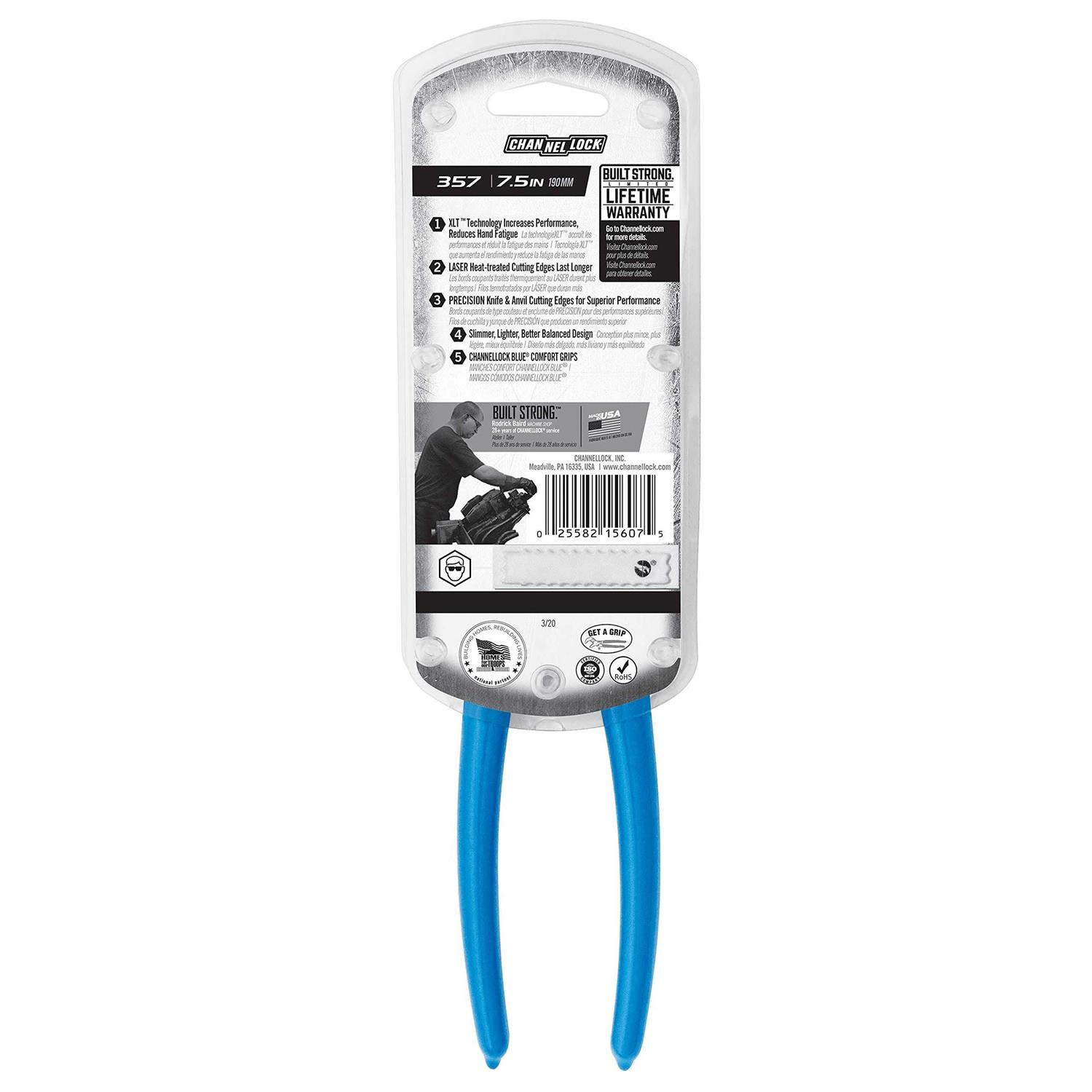 Channellock 357 Bulk End Cutting Plier - Image 2