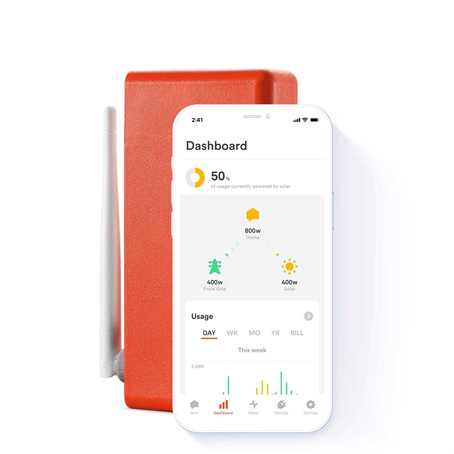 Sense Energy Monitor with Solar Track Electricity Usage and Solar Production in Real Time Meets Rigorous ETL/Intertek Safety Standards - Image 2