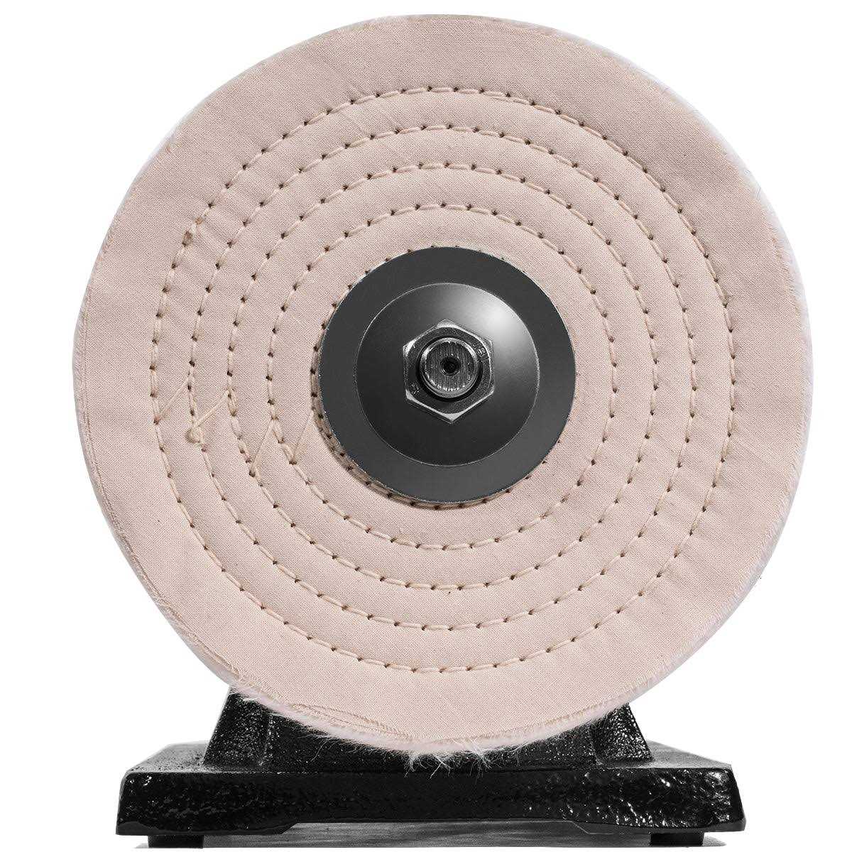 XtremepowerUS 8 Dual Buffer Benchtop Buffer Grinder 3/4HP Polisher Buff Grinder Polishing Grinder Machine - Image 5