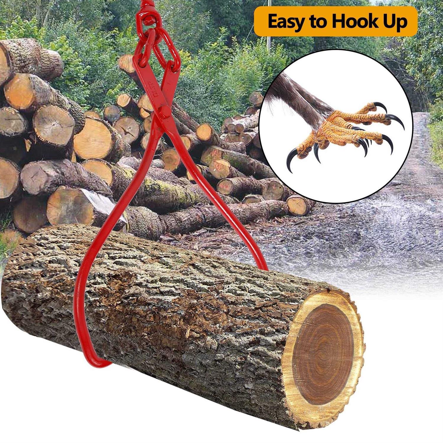 Toriexon 2 Claw Log Grapple for Logging Tongs Eagle Claws Design Log Lifting Tongs Log Grabs - Image 3