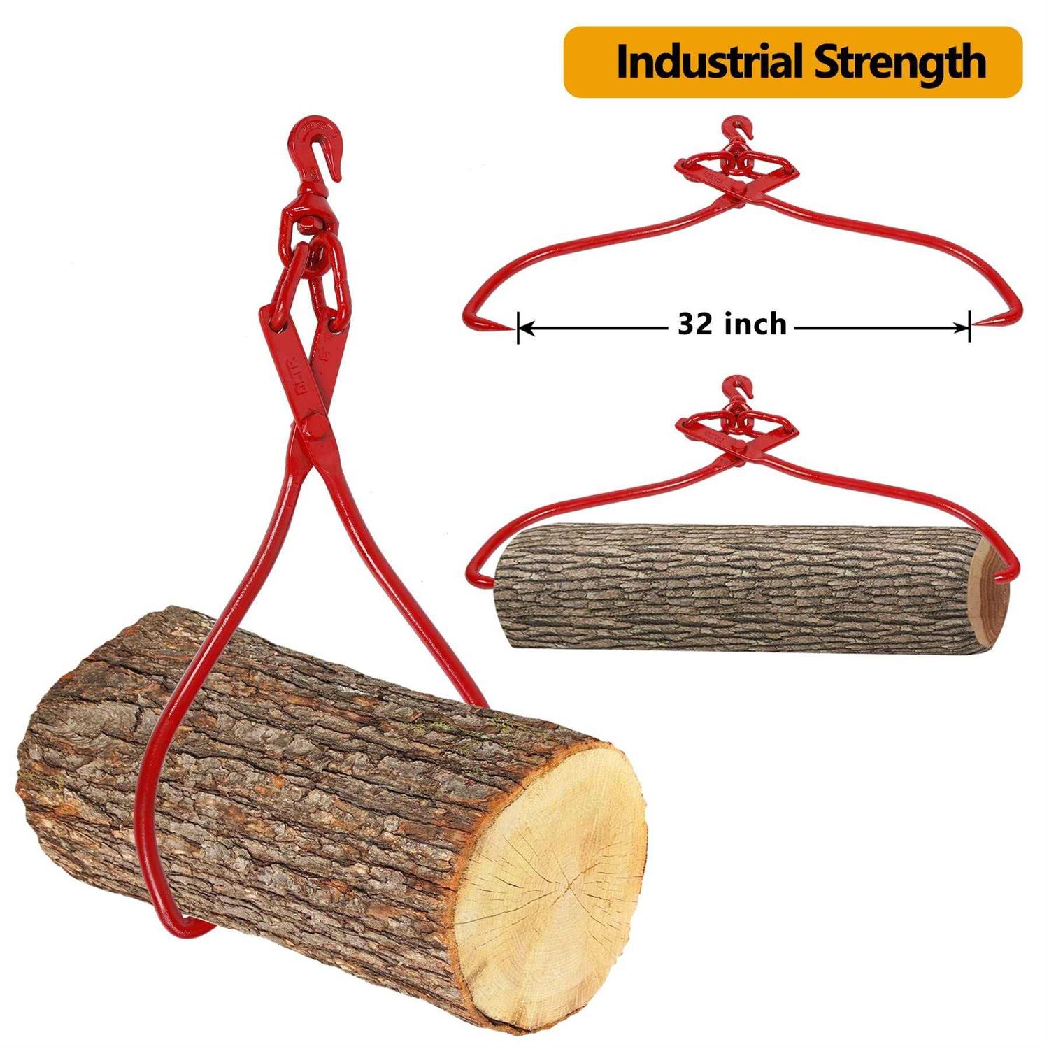 Toriexon 2 Claw Log Grapple for Logging Tongs Eagle Claws Design Log Lifting Tongs Log Grabs - Image 5
