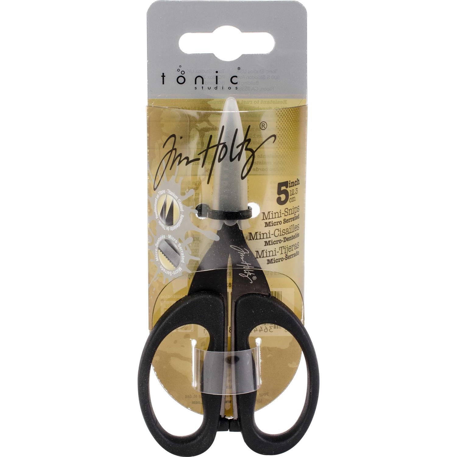 Tim Holtz Micro Serrated Mini Snips - Image 4