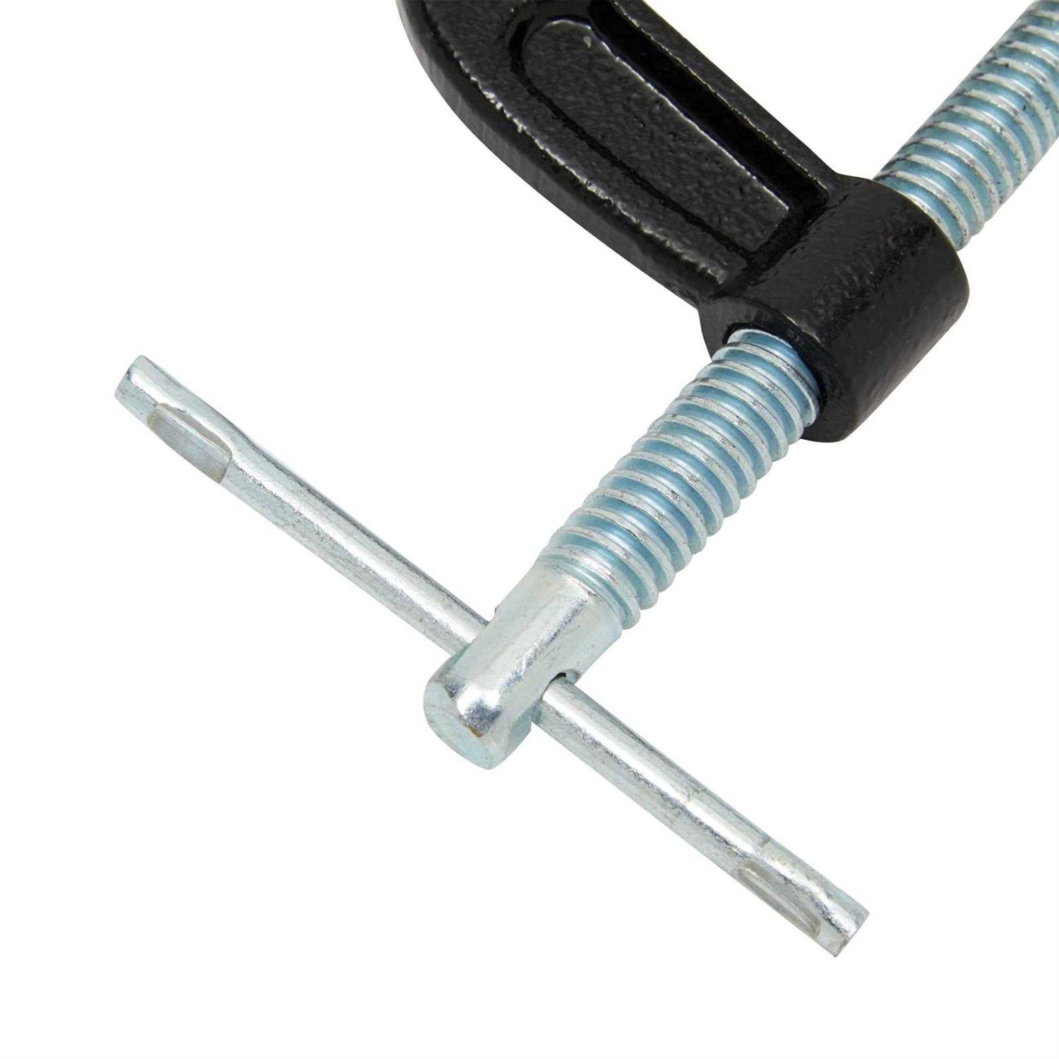 4 Pack Heavy Duty C Clamps Jaw Opening for Woodworking - Image 3